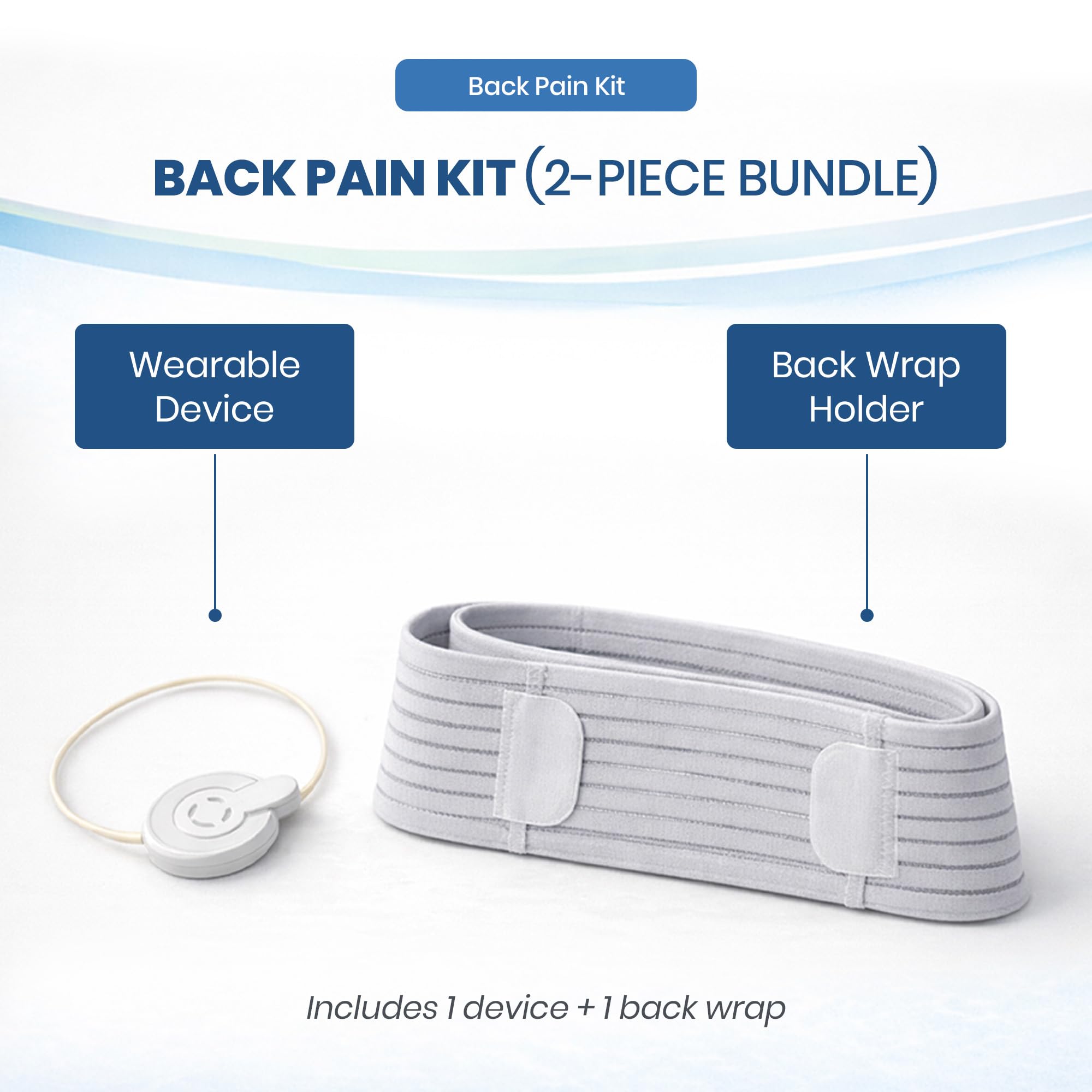 Mint Bucket ActiPatch Wearable Pain-Relief Device, Adjustable Back Wrap Kit for Lower Back, Secure Velcro Hold, Drug-Free Therapy Support, Device + Wrap Included Mint Bucket Brands buy supplements canada