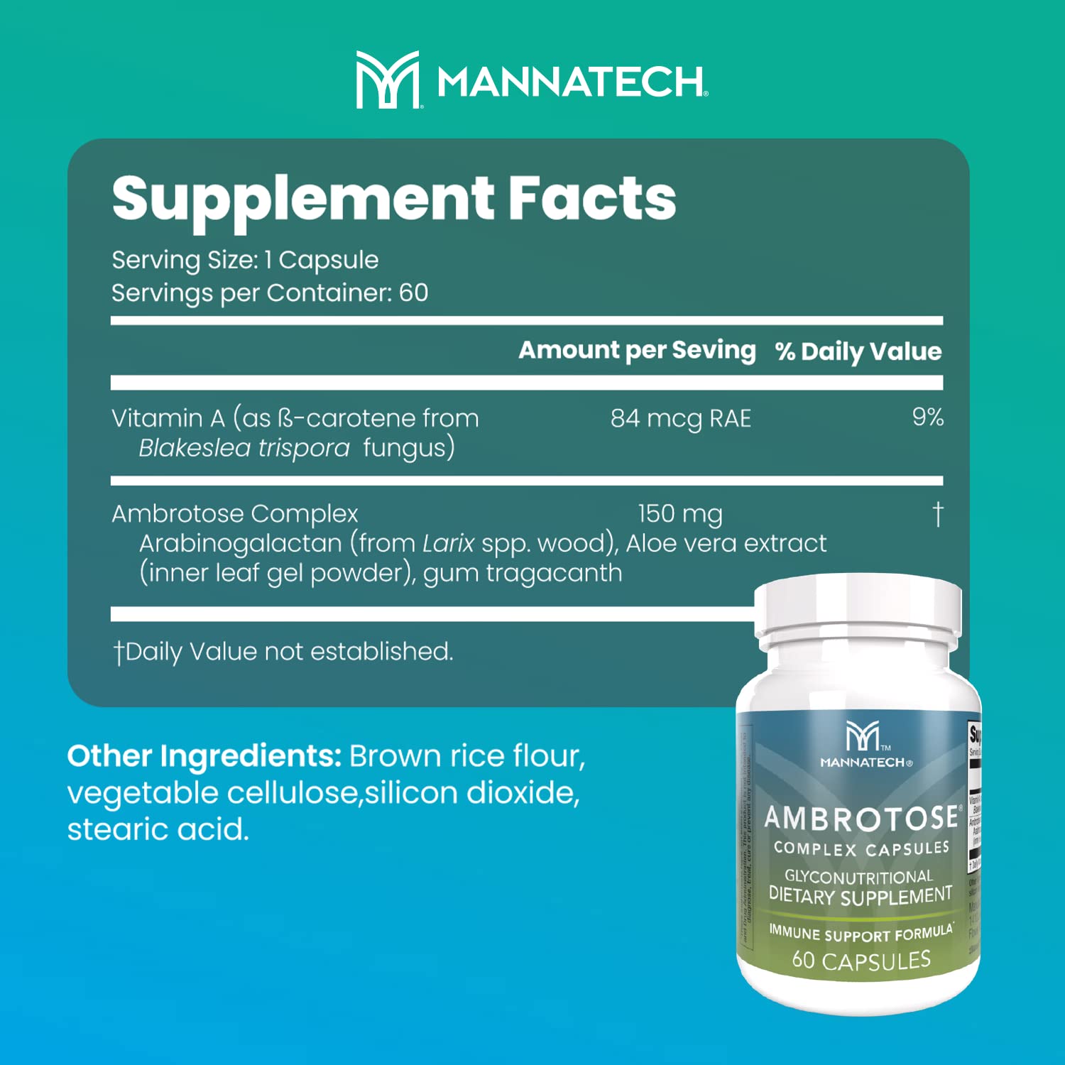 Mannatech® Ambrotose® Complex 60 Capsules Mannatech buy supplements canada