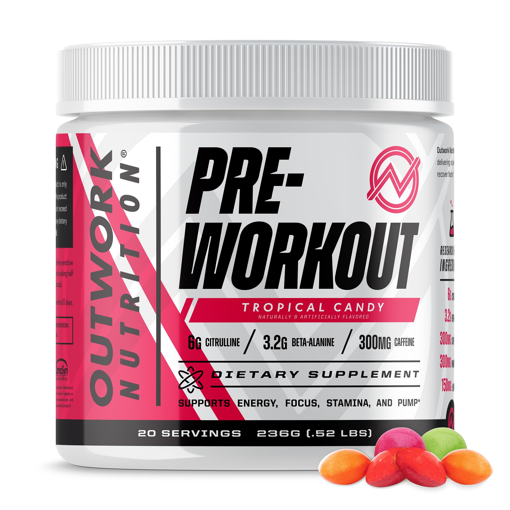 Outwork Nutrition Pre-Workout Supplement with Nootropics - Energy & Mental Focus Outwork Nutrition buy supplements canada
