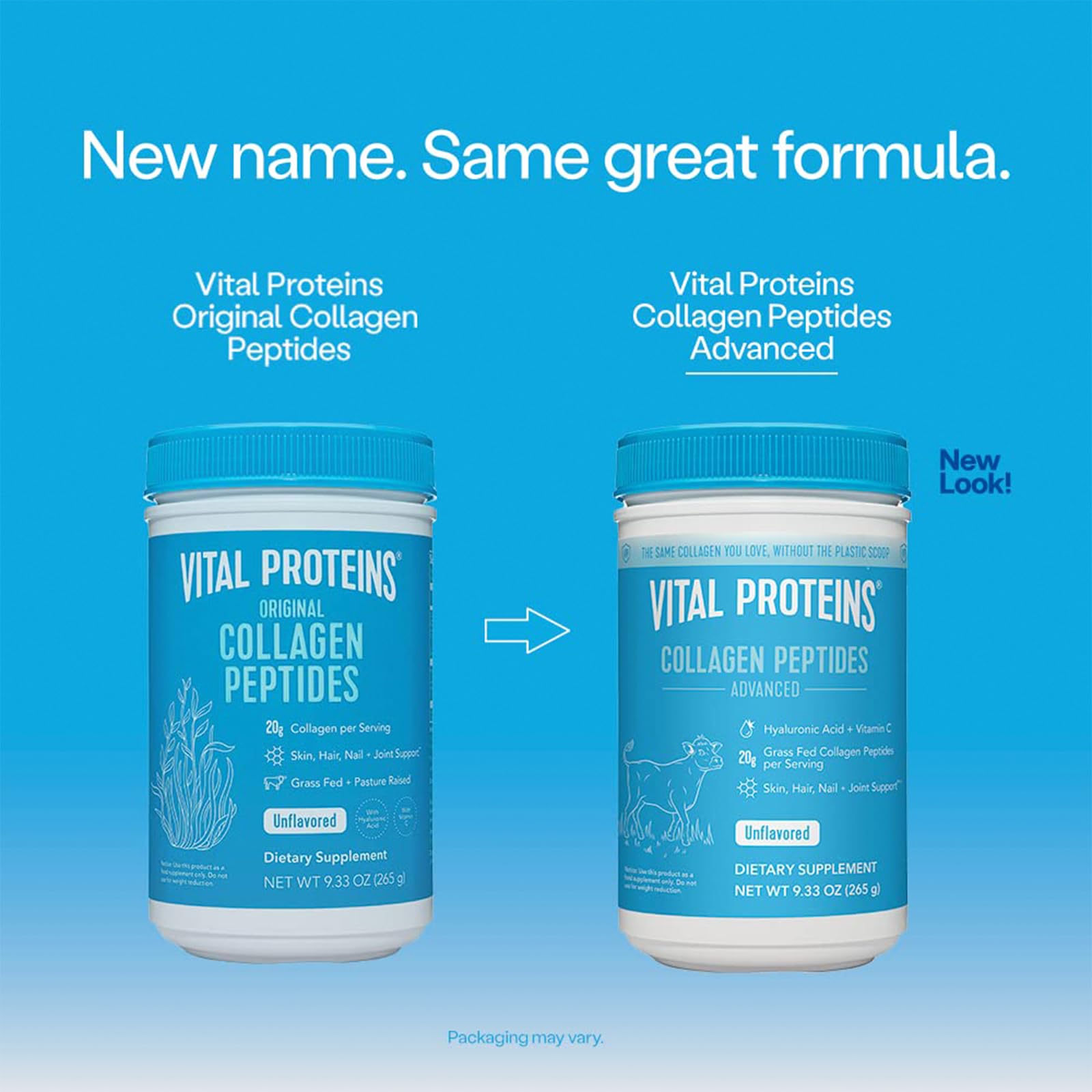 Vital Proteins Collagen Peptides Powder, 9.33 oz Unflavored + 15 oz Vanilla Plant Protein Vital Proteins buy supplements canada