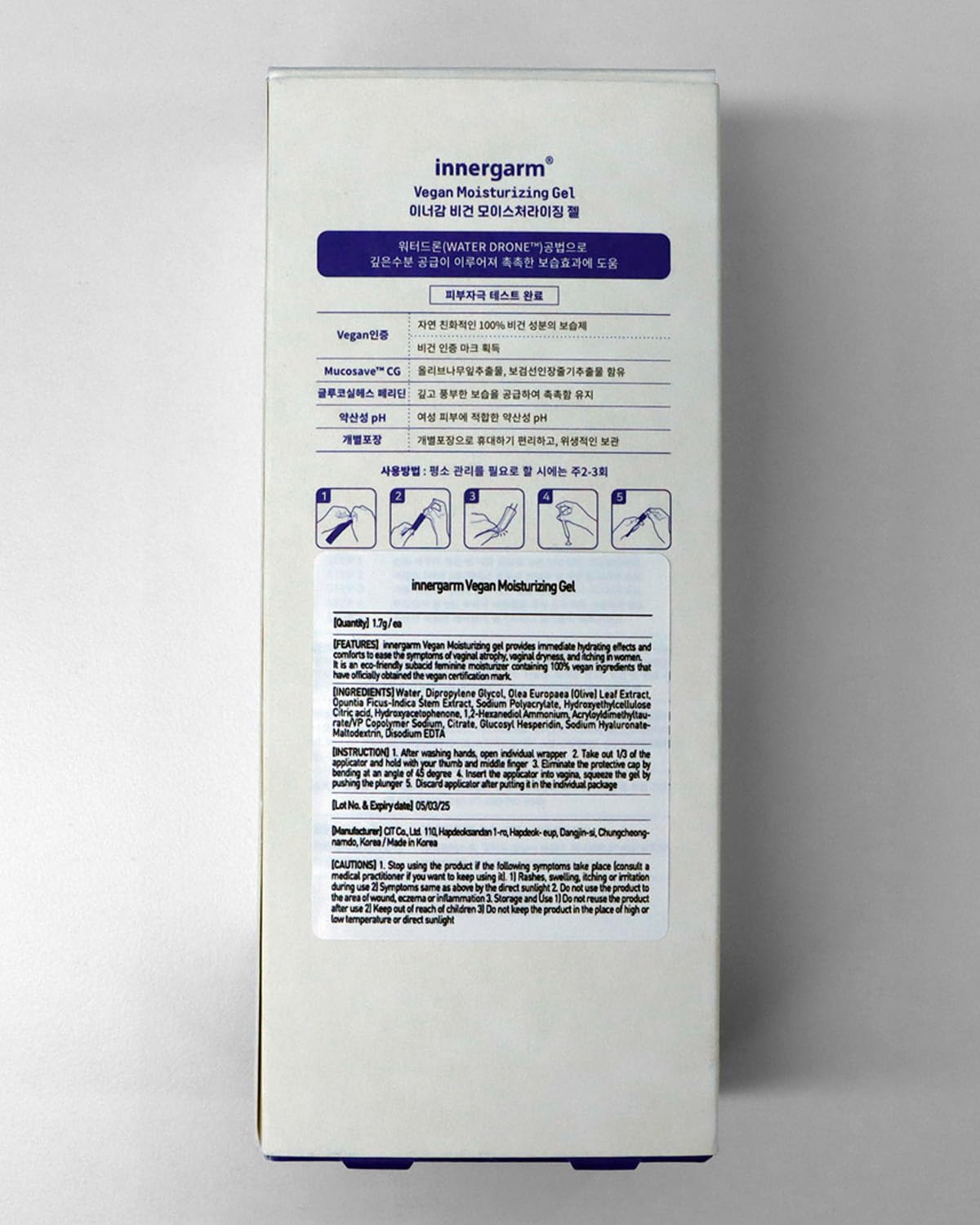 wettrust Innergarm Vegan Moisturizing Gel - pH Balanced Intimate Care for Women, Natural Ingredients, 6 Count wettrust buy supplements canada