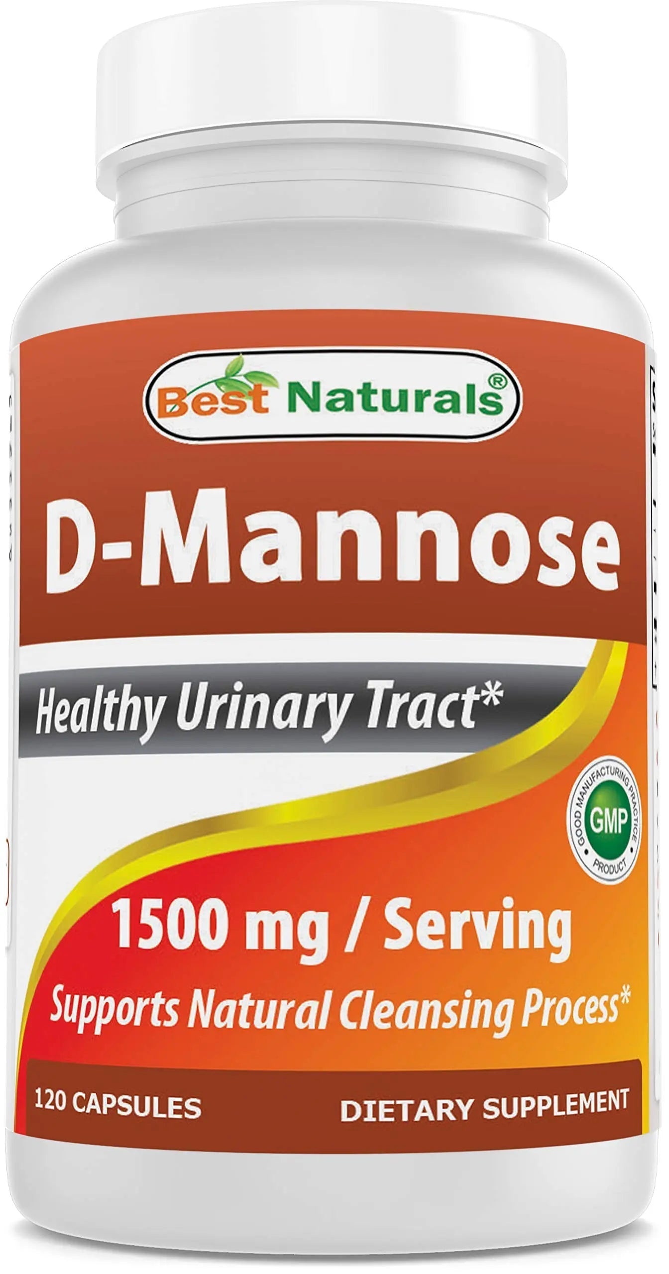 Best Naturals D-Mannose Capsules - Urinary Tract Cleanse Supplement 1500mg/Serving - 120 Count Best Naturals buy supplements canada