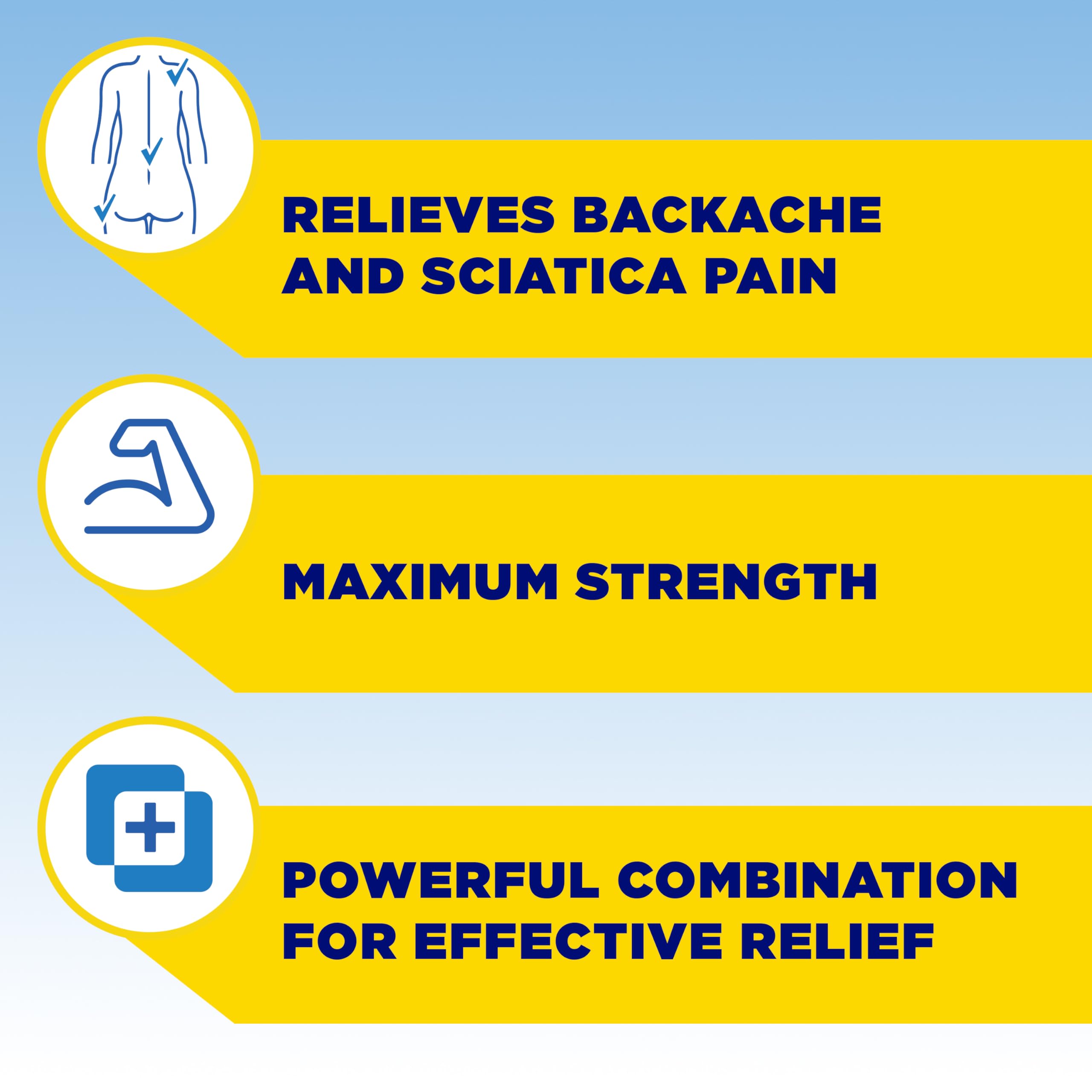Backaid Maximum Strength Aspirin-Free Pain Relief from Backache, Sciatica and Leg Pain, Powerful Combination, Long-Lasting 6 Hour Formula, 38 Count Backaid buy supplements canada