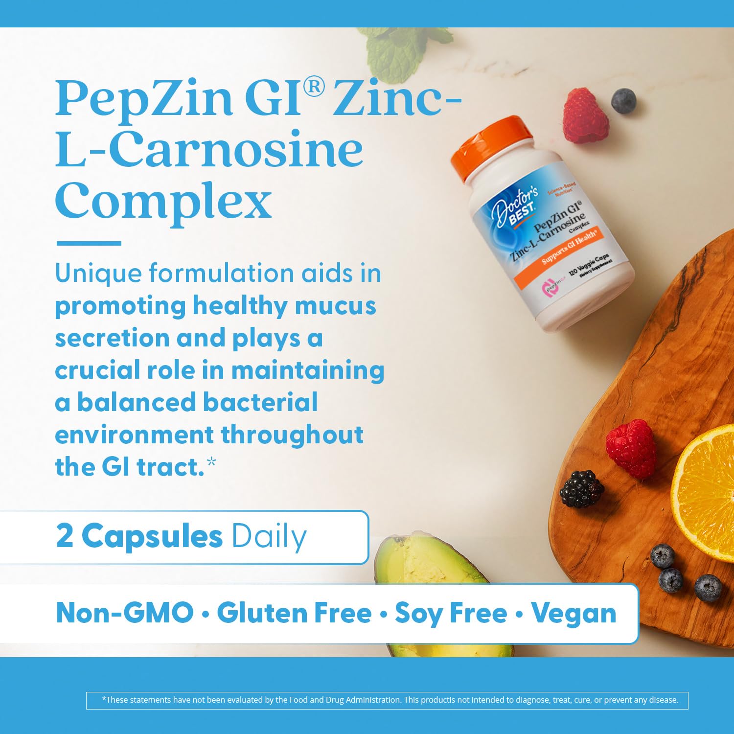 Doctor's Best PepZin GI, Zinc-L-Carnosine Complex for Men & Women - Zinc Carnosine Supplement Caps for Gut Health, Digestive Support, & Stomach Comfort Doctor's BEST buy supplements canada