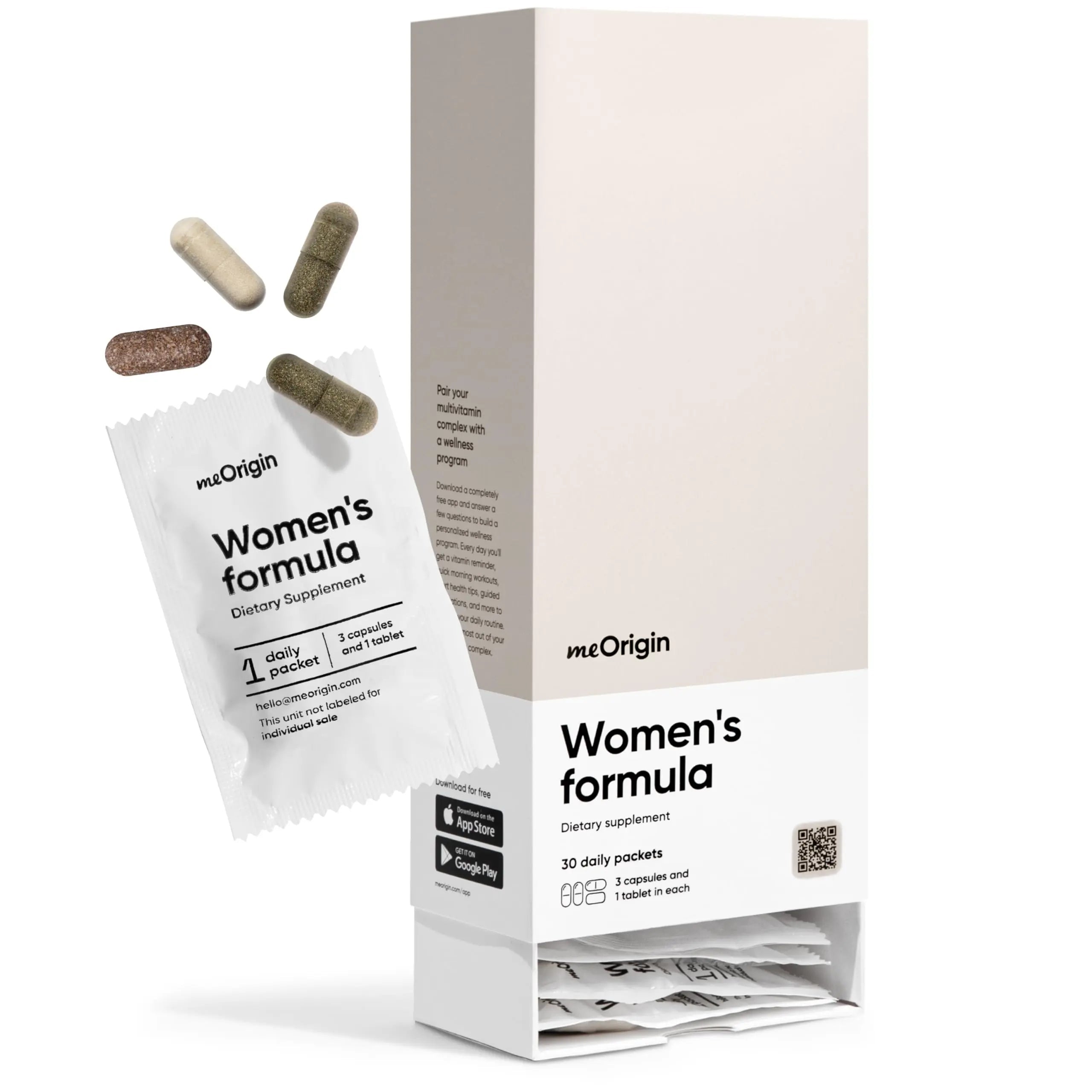 meOrigin Multivitamin for Women, All-in-One Supplement Complex with Vitamin B12, A, C, Biotin, D, E, Folate, Magnesium meOrigin buy supplements canada