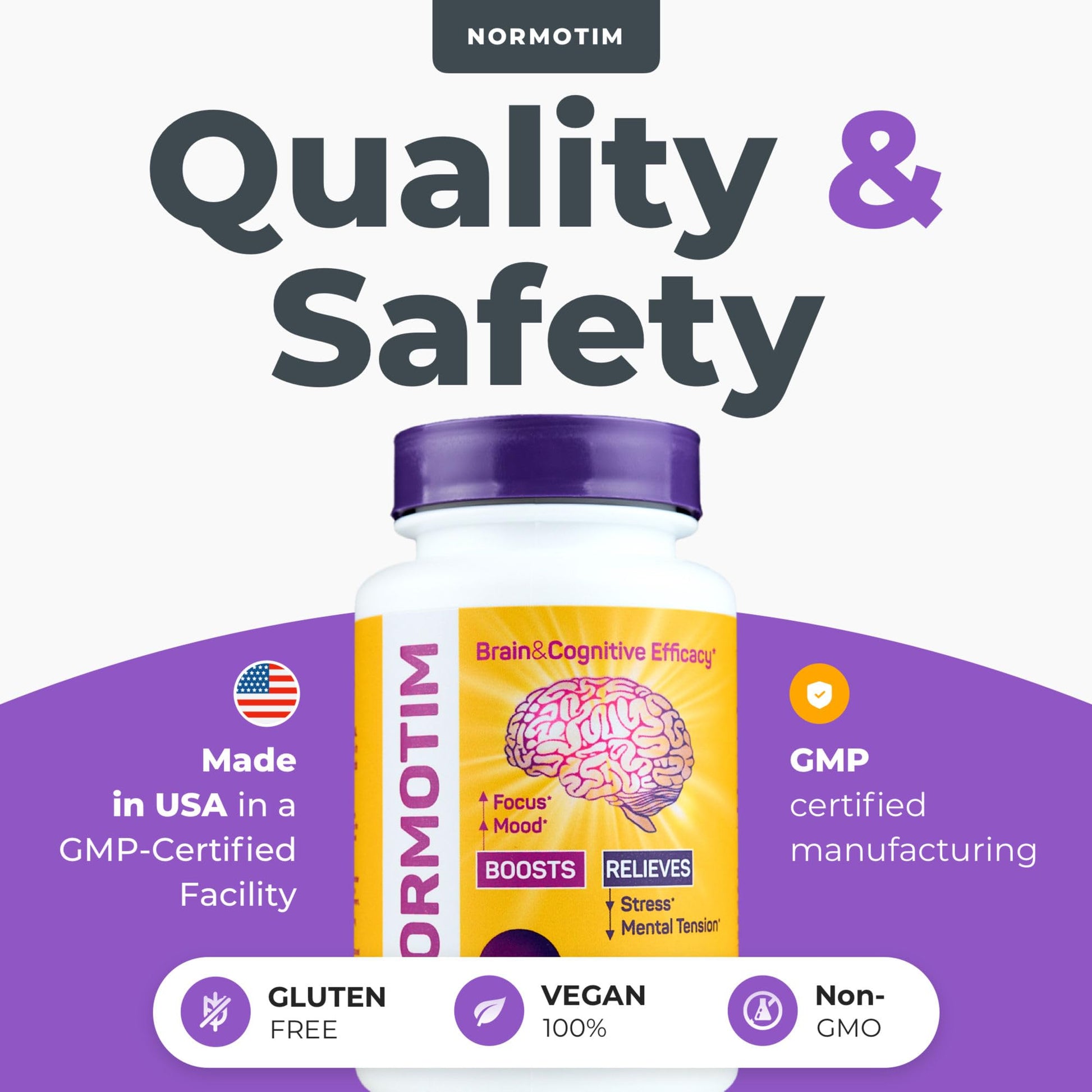 Calm & Focus Support – Lithium Ascorbate 5mg Fast-Dissolve Tablets with Vitamin C, B1 & B6 – Non-Drowsy Cognitive & Memory Support NORMOTIM buy supplements canada