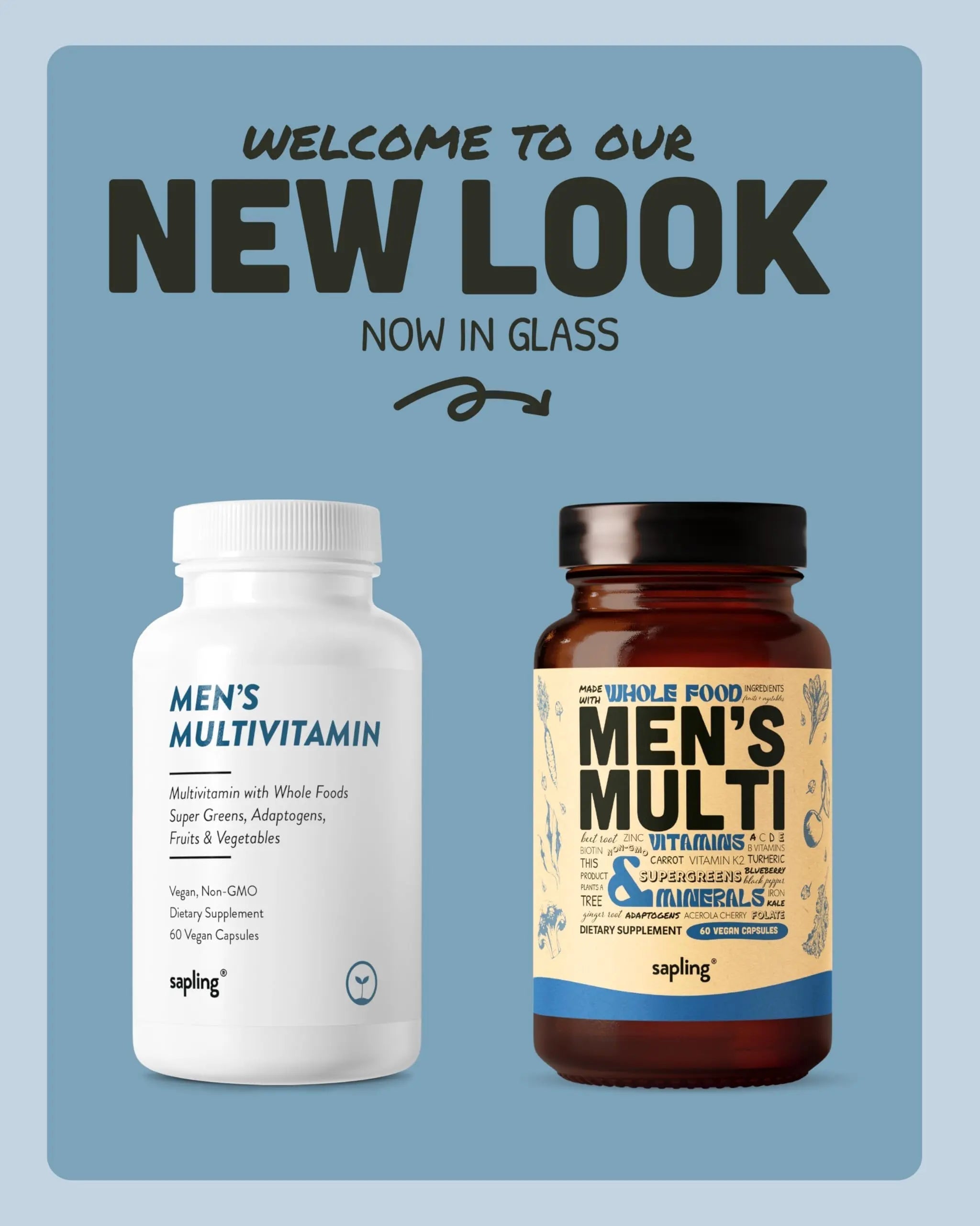 Multivitamin for Men - Daily Men’s Multivitamin - Methylated B Complex with Whole Food Ingredients, Vitamin B12, Folate sapling buy supplements canada
