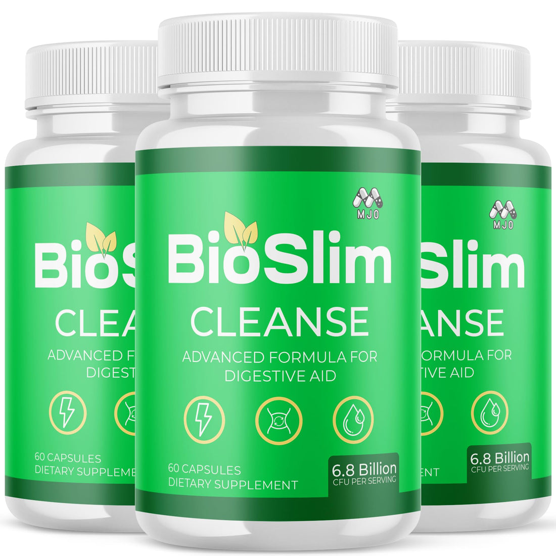 (3 Pack) Bioslim Cleanse Capsules, Official Bioslim Cleanse Supplement Pills with All Natural Ingredients, Advanced Active Health Lifestyle Formula with Premium Vitamins for Women & Men (180 Capsules) MJO buy supplements canada
