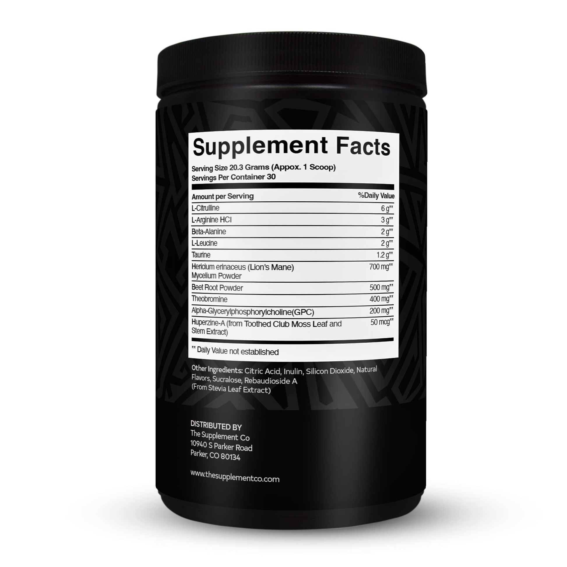 The Supplement Co Nocturnal Pre Workout - No Caffeine Night Time Preworkout for Men The Supplement Co buy supplements canada