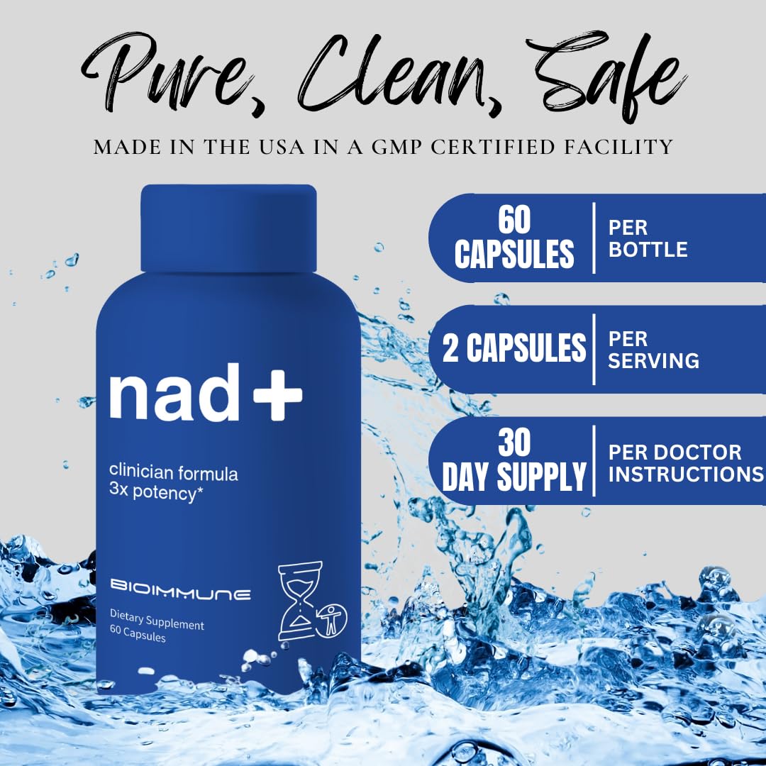 BioImmune NAD+ Supplement. Exclusive Formula w/Patent Pending RiboYOUNG™. Nicotinamide Riboside, Quercetin, Resveratrol, Betaine NRF2 Activator. Anti Aging True NAD Supplement BioImmune buy supplements canada