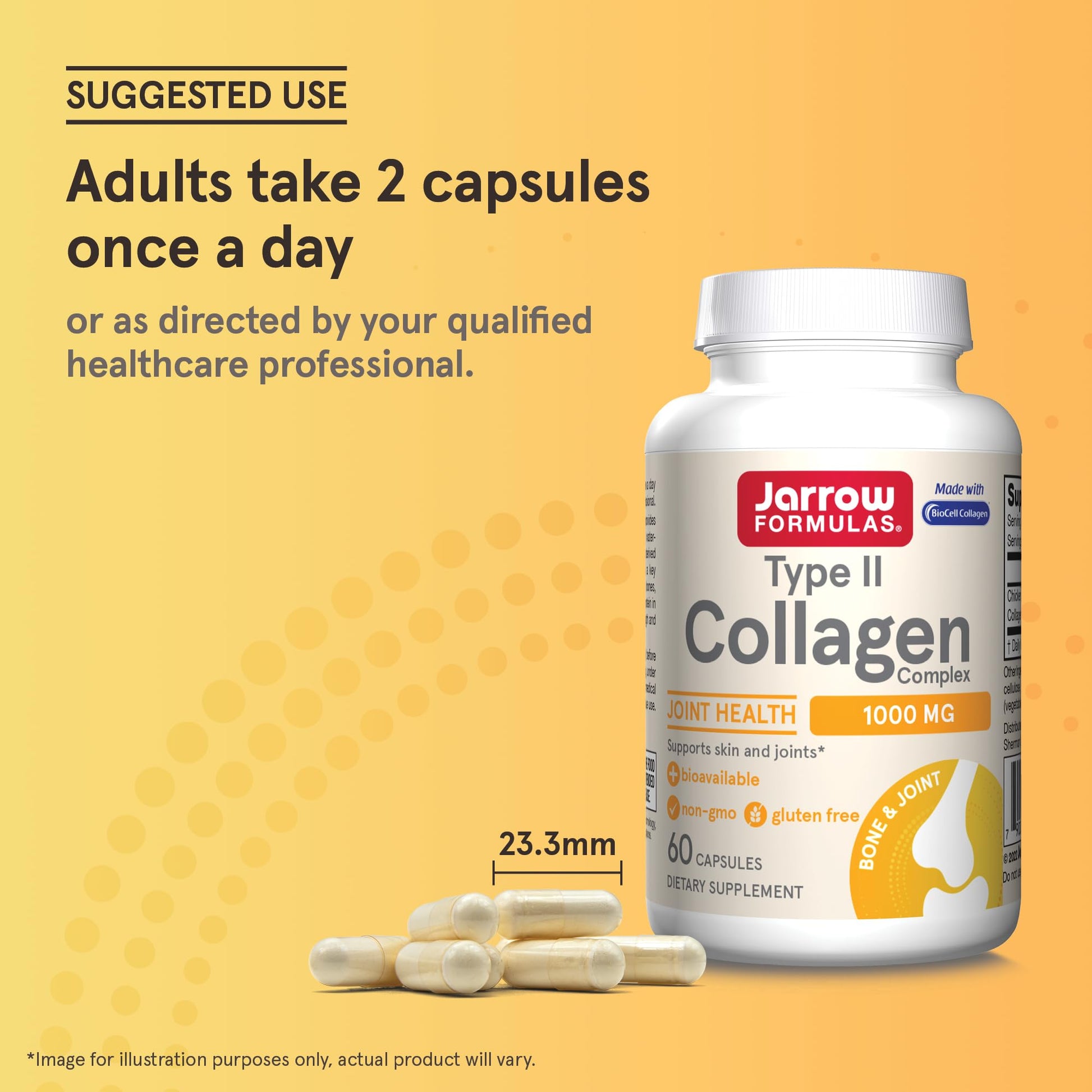 Jarrow Formulas® Type II Collagen Complex 1000 mg Supplements, Supports Skin and Joint Health, 60 Capsules, 30 Day Supply Jarrow Formulas buy supplements canada