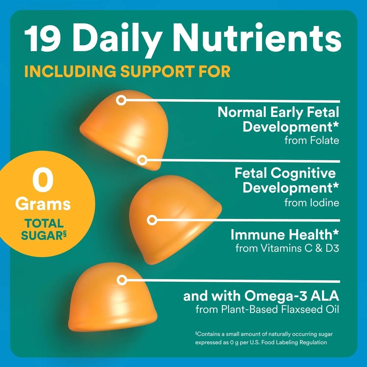 SmartyPants Zero Sugar Prenatal Multivitamin Gummies: Choline, Methylfolate, Omega 3 (ALA), Vitamin D3, C, Vitamin B12, B6, A, K, Zinc, Biotin SmartyPants buy supplements canada