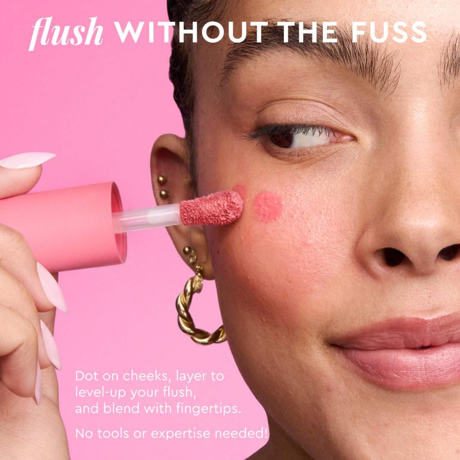 Glow Recipe Niacinamide Dewy Flush Tinted Liquid Blush Serum - Glowy Blush for Cheeks to Smooth, Hydrate & Brighten - Liquid Korean Makeup with Buildable Soft Pink Tint - Watermelon Flush (0.4 oz) Glow Recipe buy supplements canada