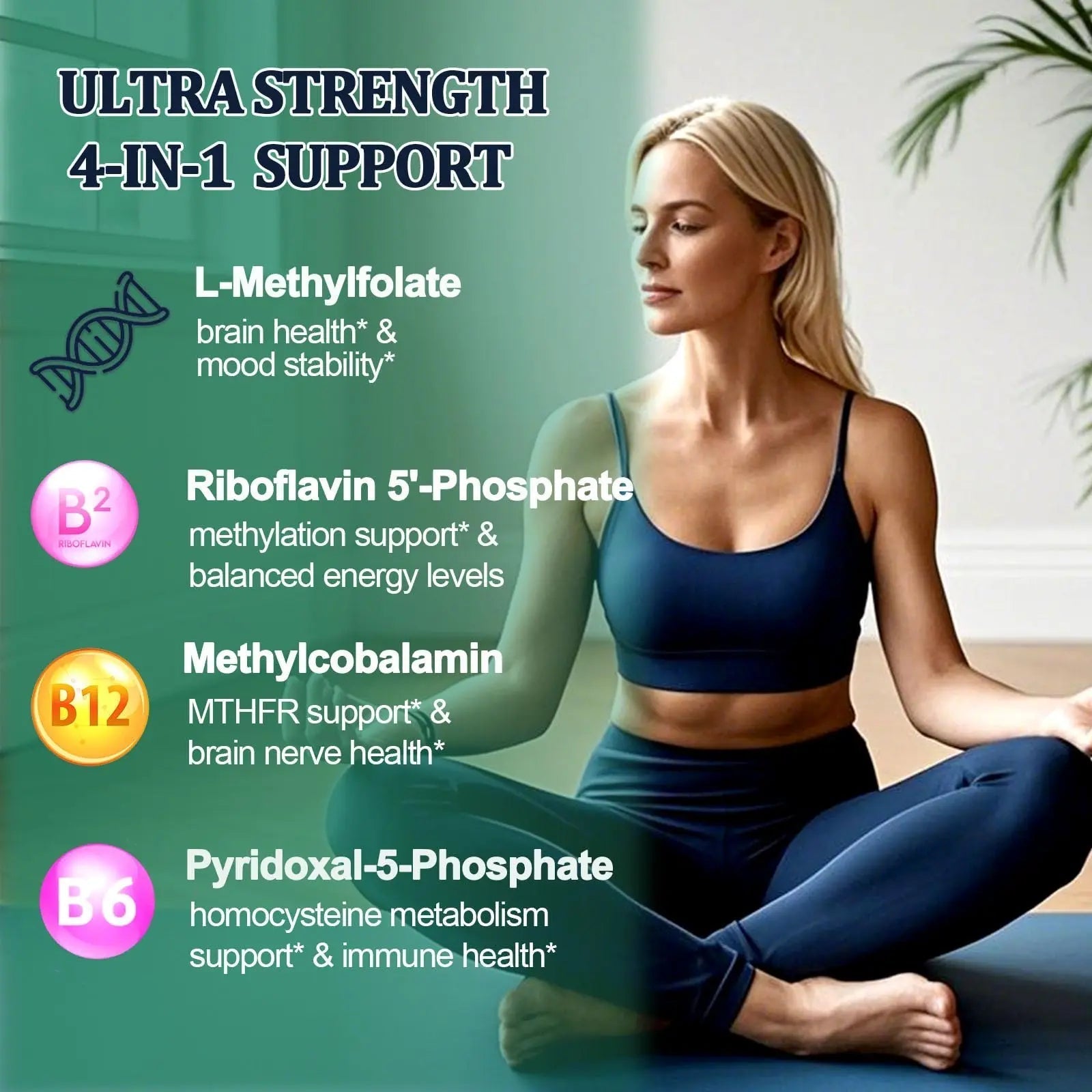 Methylfolate Supplement Liquid Drops, L Methy Folate 15mg Plus Methy B12, B6, B2 Multivitamin, Metabolically Active 5-MTHF Form AMENQ hHEALTH buy supplements canada