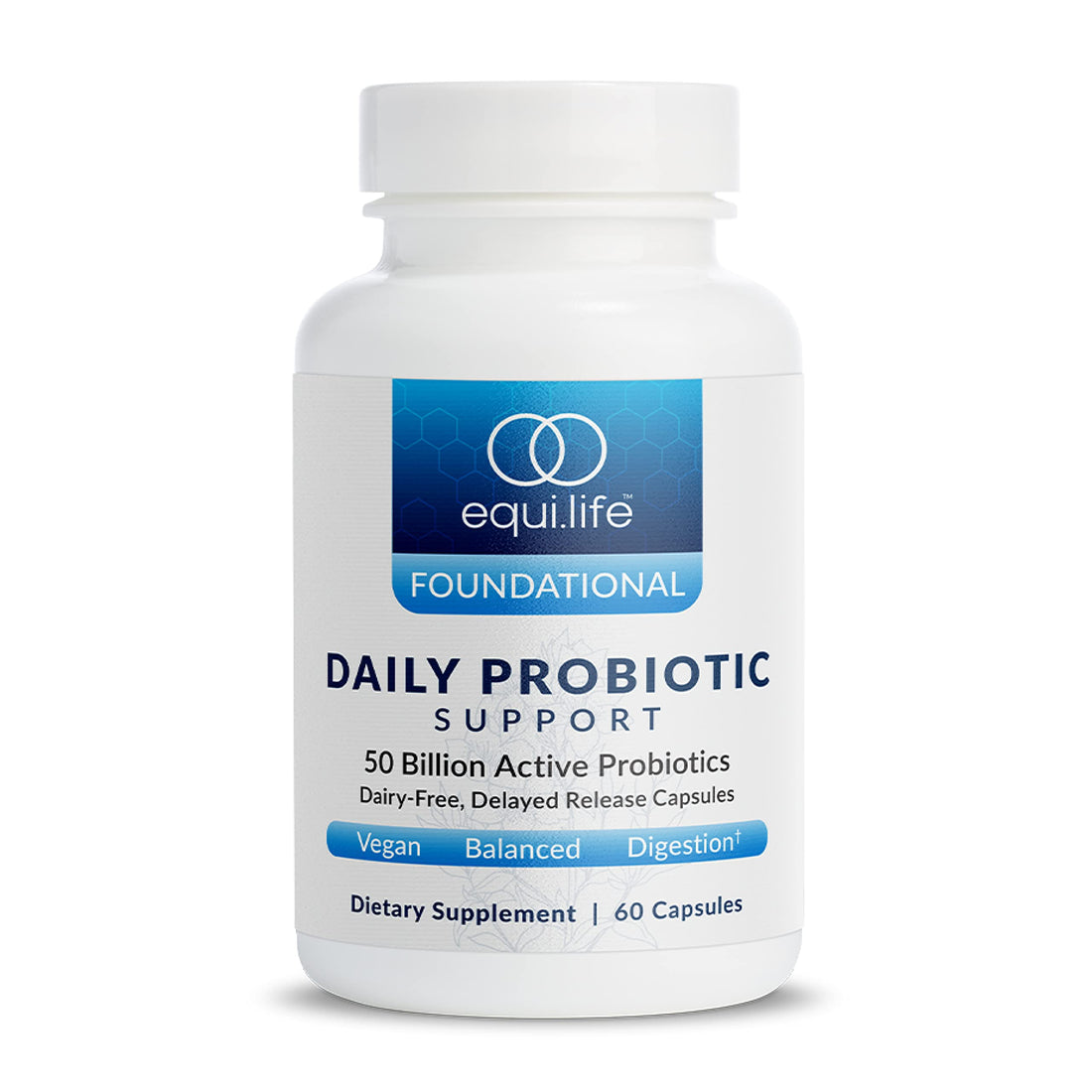 Equilife Daily Probiotic Support, 50 Billion CFU, 8 Probiotic Strains, Digestive and Gut Health Supplement for Men and Women, Gluten Free, Soy and Dairy Free Equilife buy supplements canada