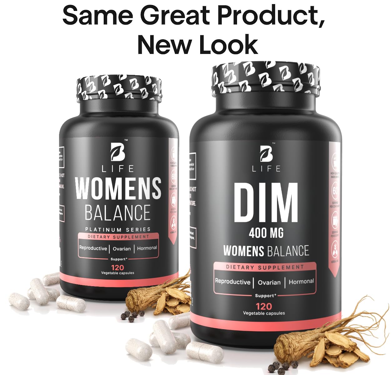 B Life Company DIM Supplement 400 mg with Myo & D-Chiro Inositol, Dong Quai – Hormone Balance for Women – Fertility Supplements – Inositol Supplement - 120 Caps B Life Company buy supplements canada