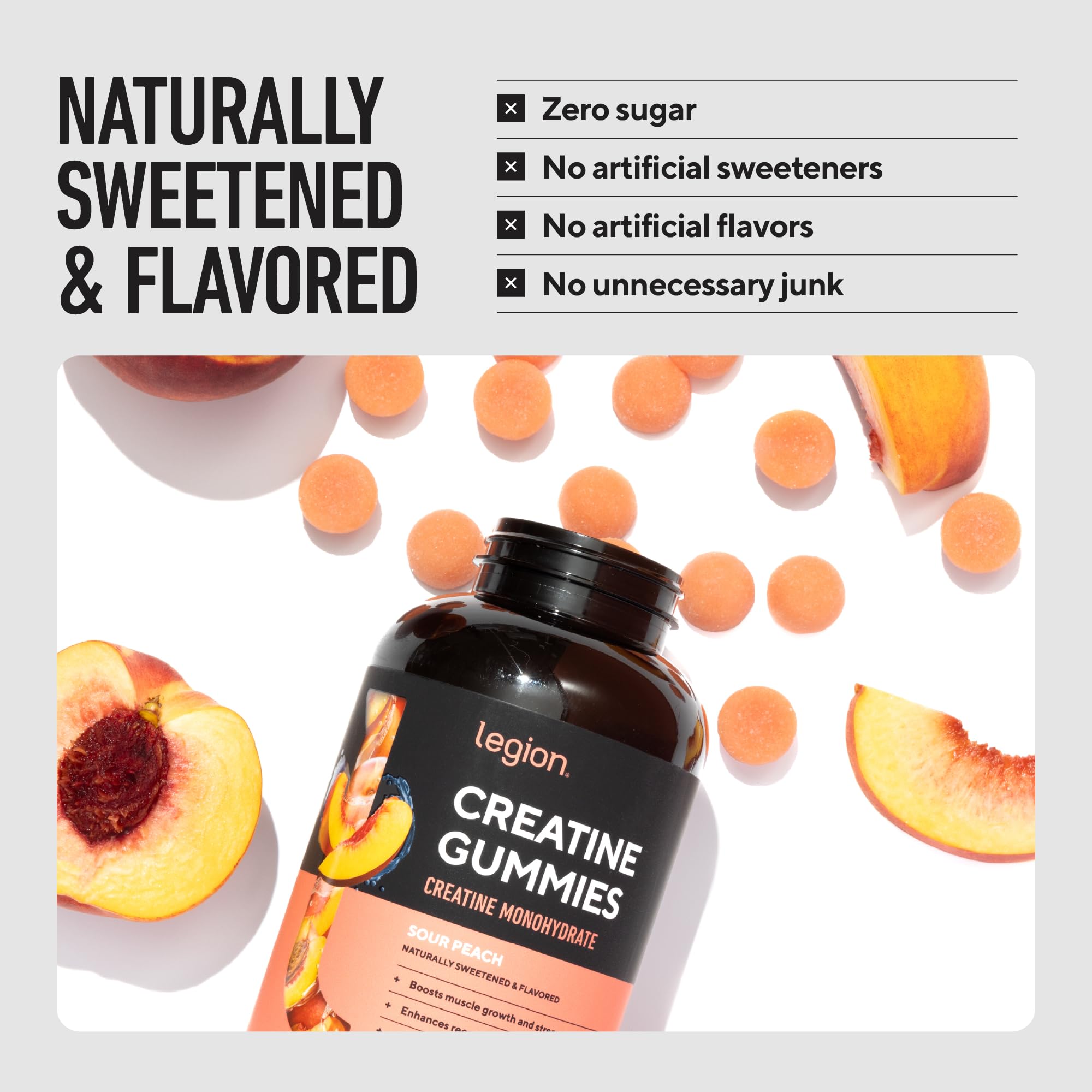 LEGION Creatine Monohydrate Gummies for Men & Women – Clean Chewable Creatine Supplement for Strength, Endurance & Muscle Recovery – 30 Sour Raspberry Lemonade Servings – No Artificial Flavors LEGION buy supplements canada