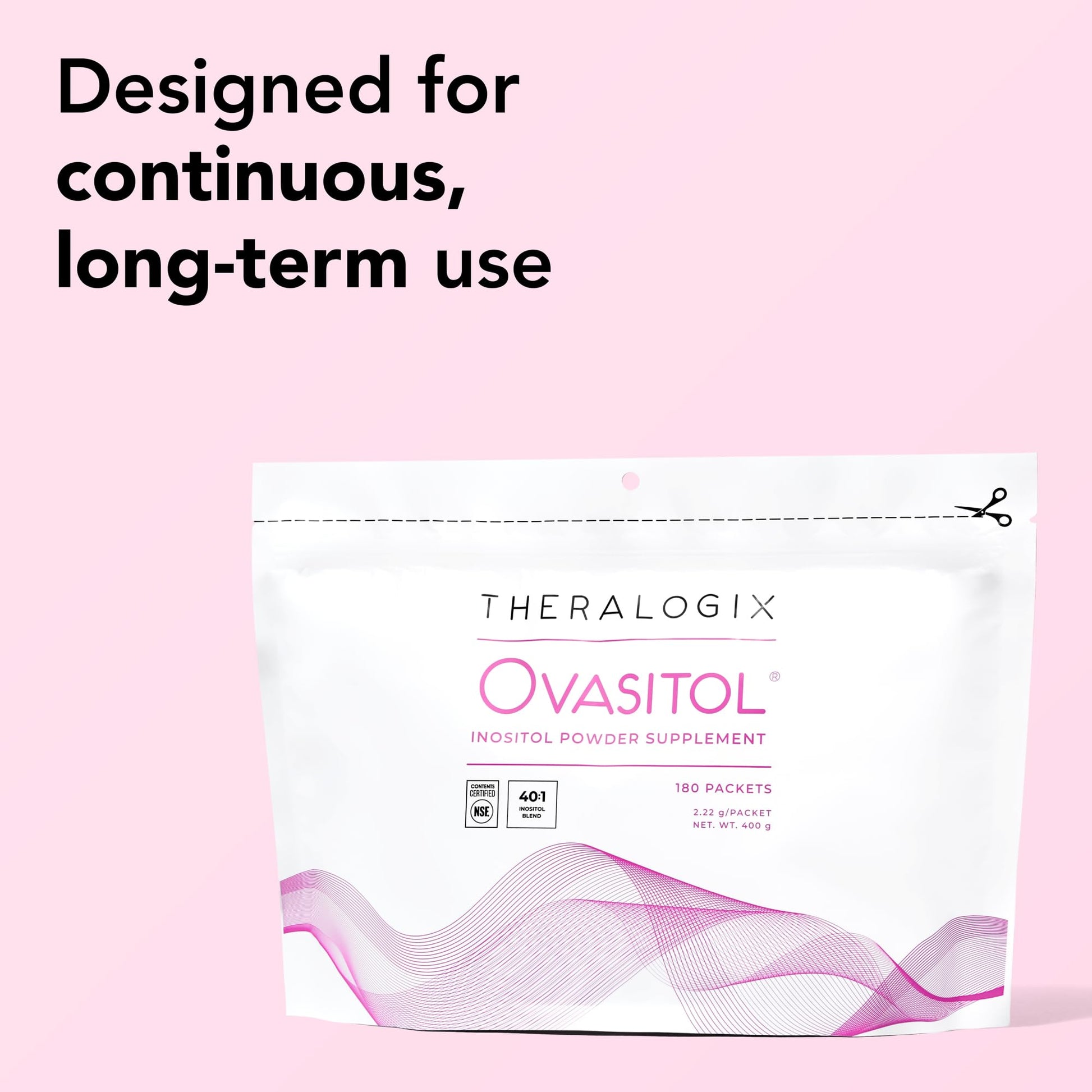 Theralogix Ovasitol Inositol Powder Packets - 90-Day Supply - Myo-Inositol & D-Chiro Inositol for Hormone Balance & Ovarian Function Support Theralogix buy supplements canada