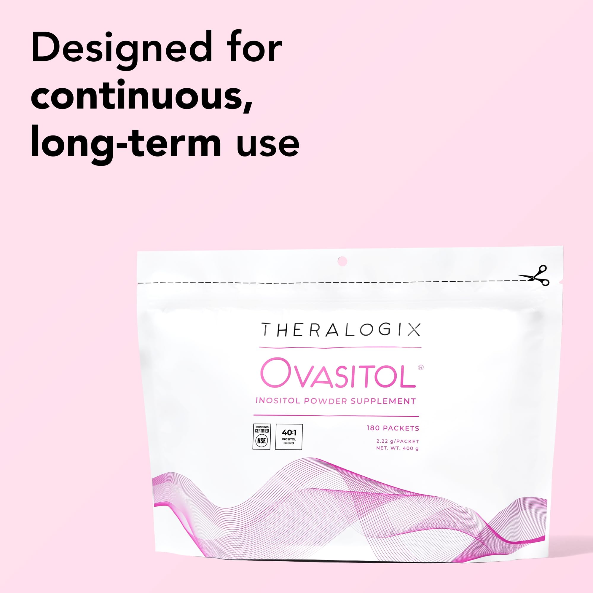 Theralogix Ovasitol Inositol Powder Packets - 90-Day Supply - Myo-Inositol & D-Chiro Inositol for Hormone Balance & Ovarian Function Support Theralogix buy supplements canada