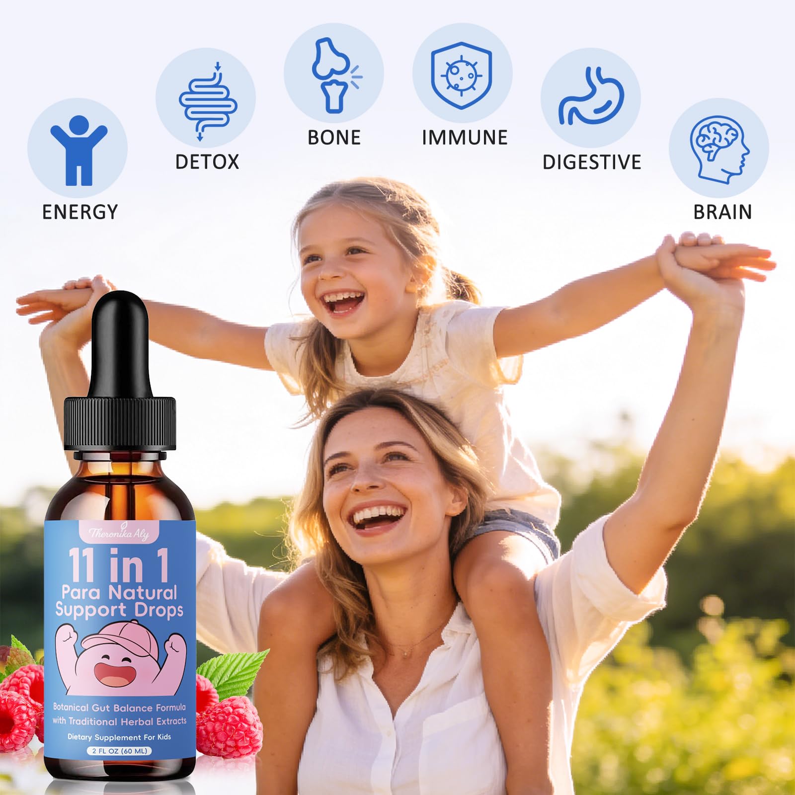 Theronika Aly Parasite Cleanse for Humans & Kids – Advanced Herbal Blend with Black Walnut, Wormwood, Clove, Digestive & Gut Balance Support, Alcohol-Free Liquid Drops, 30 Servings Theronika Aly buy supplements canada