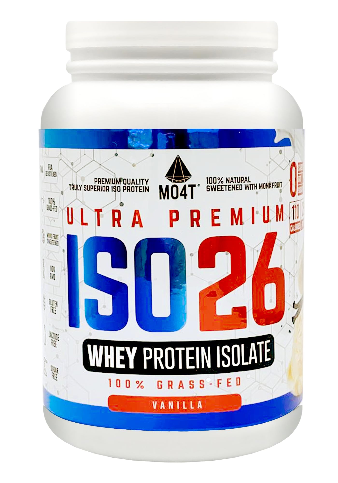 MOMOF4TRANSFORM MO4T Grass Fed Whey Protein Isolate Powder, Naturally Sweetened MOMOF4TRANSFORM buy supplements canada