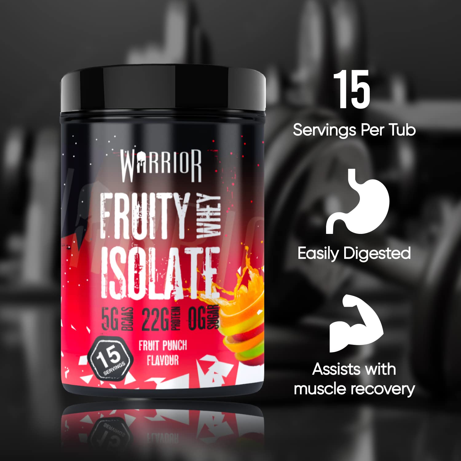 Warrior, Fruity Clear Whey Isolate – Rapid Digesting Protein Powder – Refreshingly Fruit Flavoured Shakes Warrior buy supplements canada