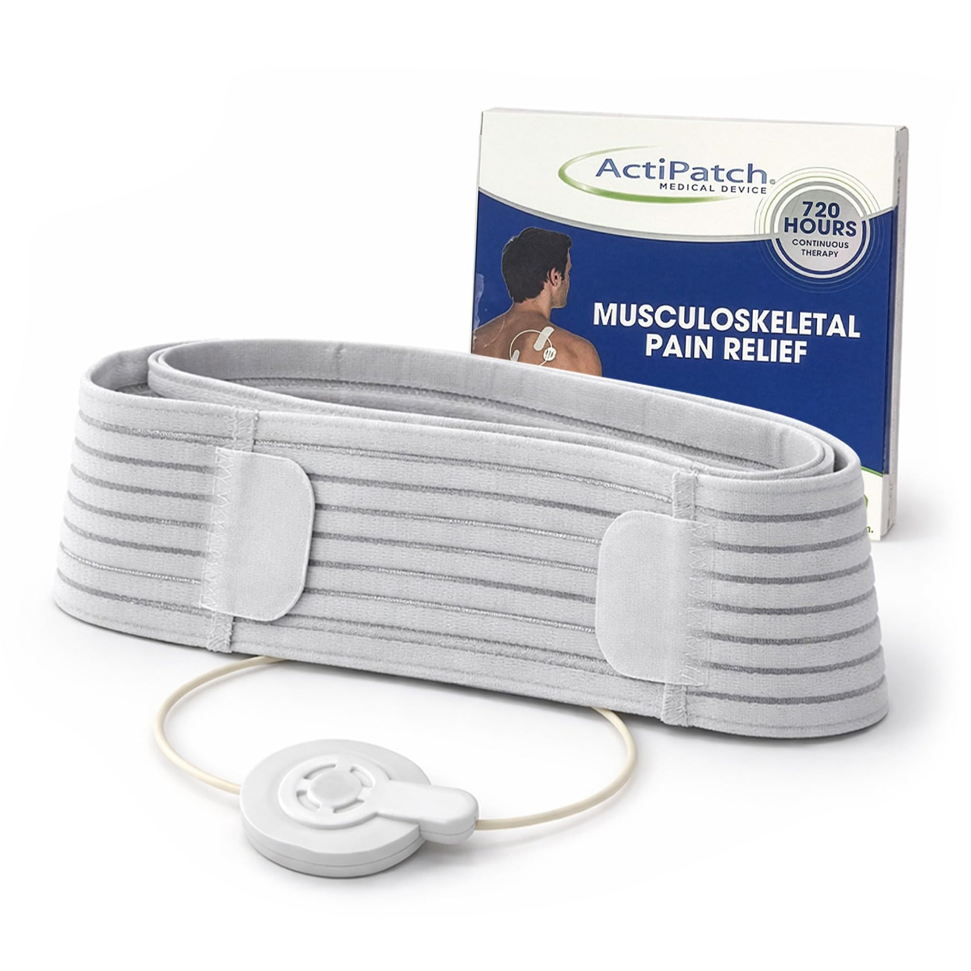 Mint Bucket ActiPatch Wearable Pain-Relief Device, Adjustable Back Wrap Kit for Lower Back, Secure Velcro Hold, Drug-Free Therapy Support, Device + Wrap Included Mint Bucket Brands buy supplements canada