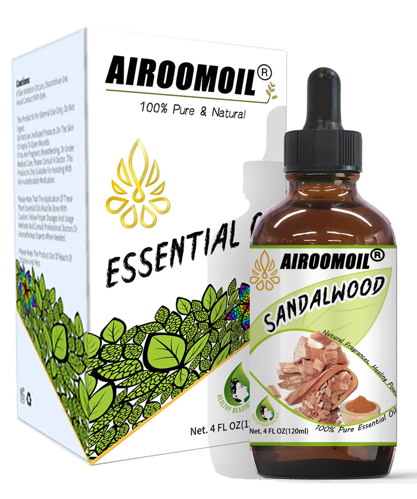 Sandalwood Essential Oil Woodsy Fragrance for Aromatherapy Diffuser Perfume Scents Oil airoomoil buy supplements canada