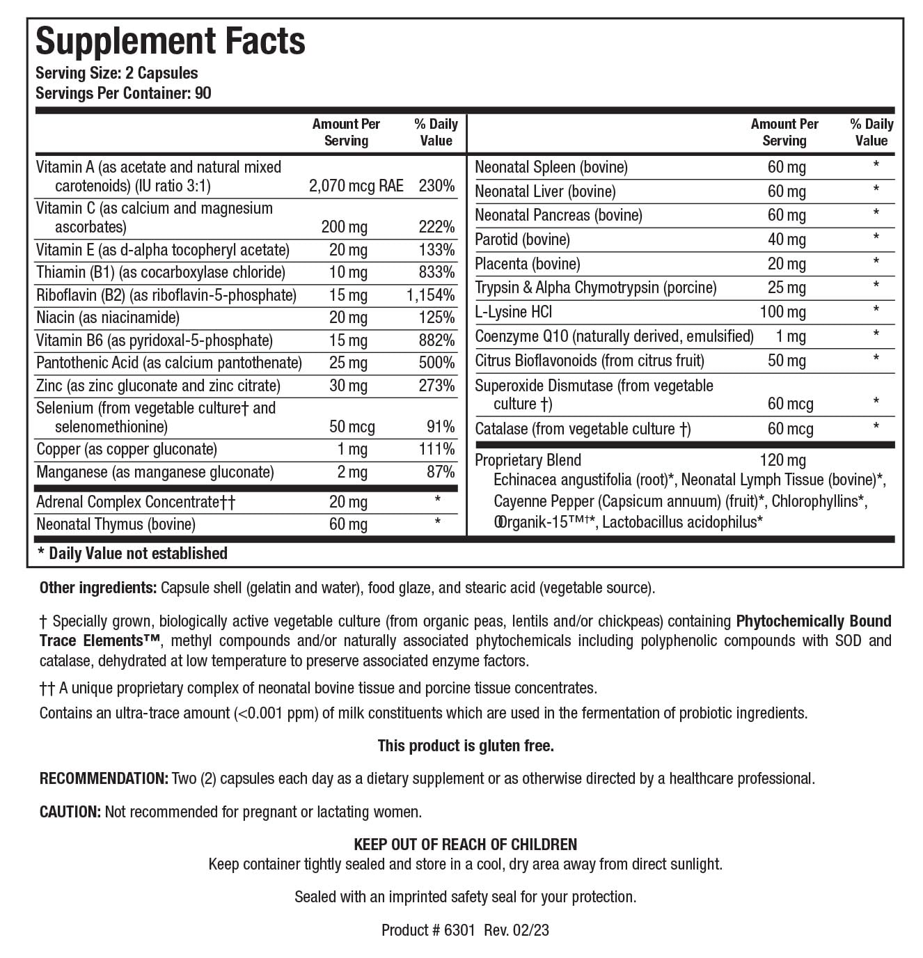 BIOTICS RESEARCH Bio Immunozyme Forte Multivitamin, Echinacea, Cayenne Pepper, Lactobacillus acidophilus, Botanicals, Probiotics, Amino Acids, Organs/Glandulars for Immune System Health 180 Capsules BIOTICS RESEARCH buy supplements canada