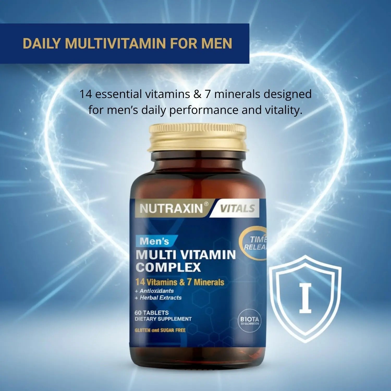 Nutraxin Men's Multivitamin & Mineral Complex, 60 Tablets Nutraxin buy supplements canada