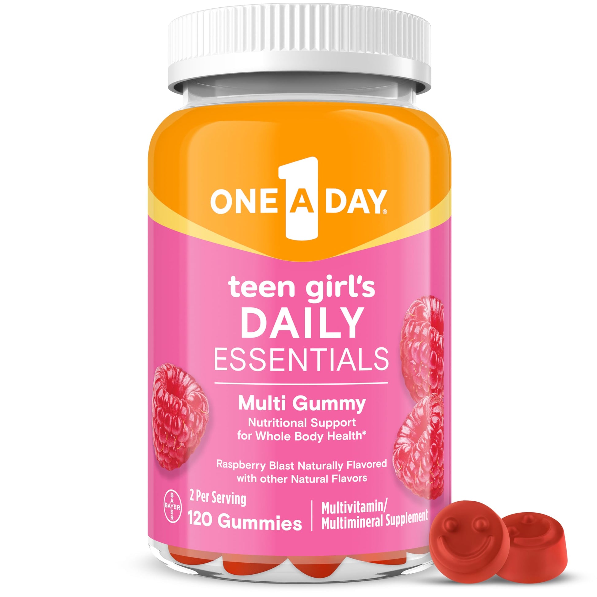 One A Day Teen Girl’s Daily Essentials Multivitamin Gummies, Teen Girl Multivitamins with Biotin, Vitamin B12 and B6, Vitamin C ONE A DAY buy supplements canada