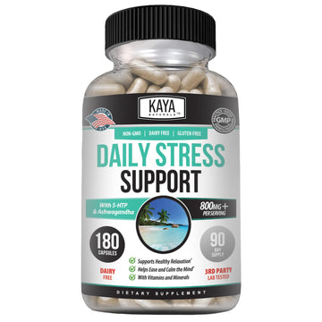 Kaya Naturals - Natural Herbal Support Vitamin Supplement are Designed to Help You find Balance and Relaxation in Your Daily Routine - Vitamin Supplement - 180 Capsules Kaya Naturals buy supplements canada