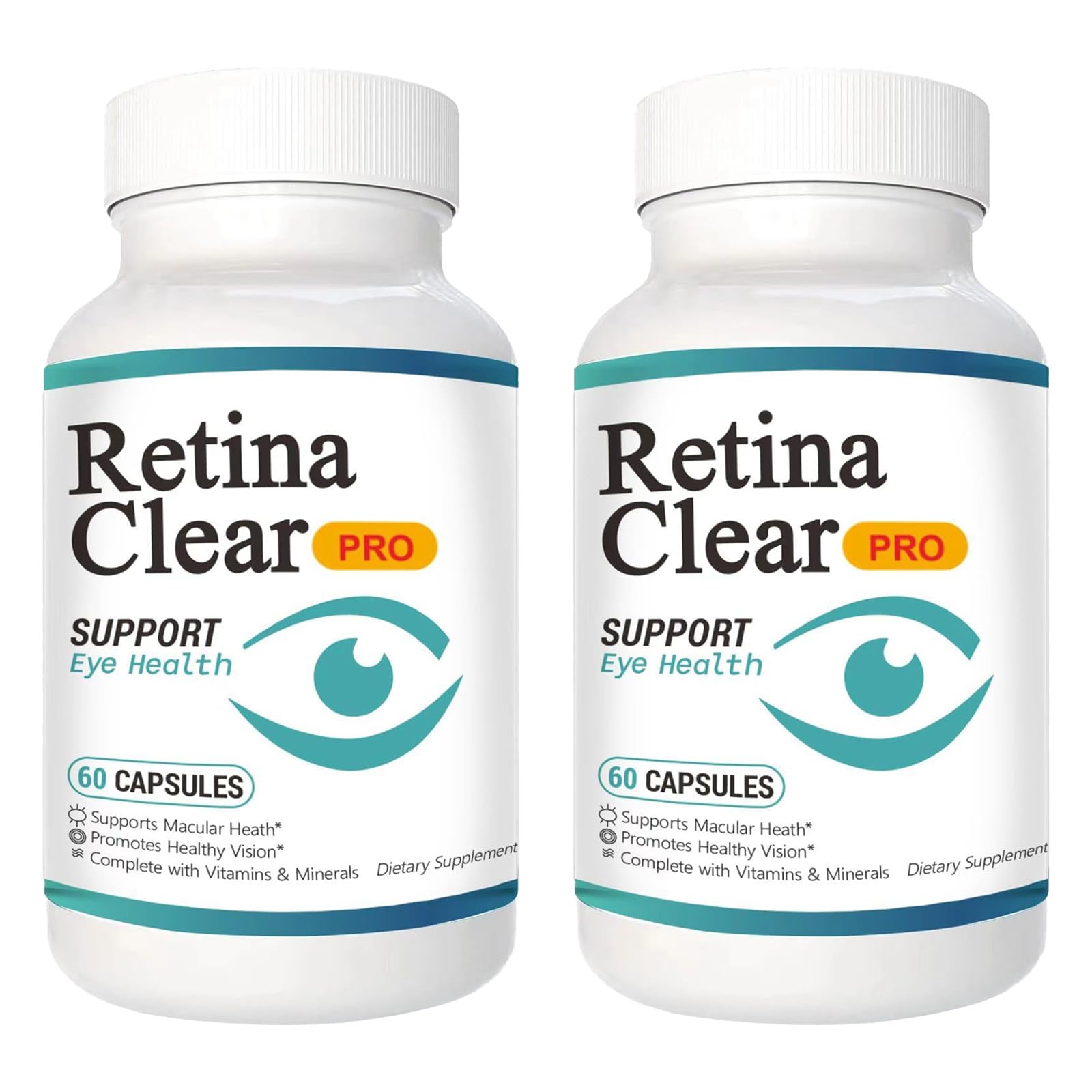 Vunexo Retina Clear Pro Eye Health Support Supplement, with Minerals and Vitamins, Lutein and Bilberry Extract Supports Visual Clarity, Eye Fatigue Relief & Focus（2PCS Vunexo buy supplements canada