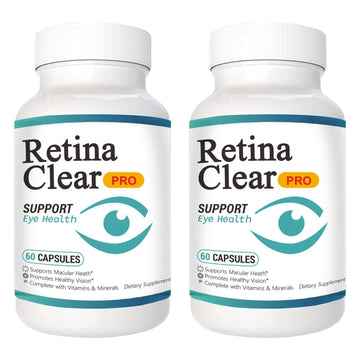 Vunexo Retina Clear Pro Eye Health Support Supplement, with Minerals and Vitamins, Lutein and Bilberry Extract Supports Visual Clarity, Eye Fatigue Relief & Focus（2PCS Vunexo buy supplements canada
