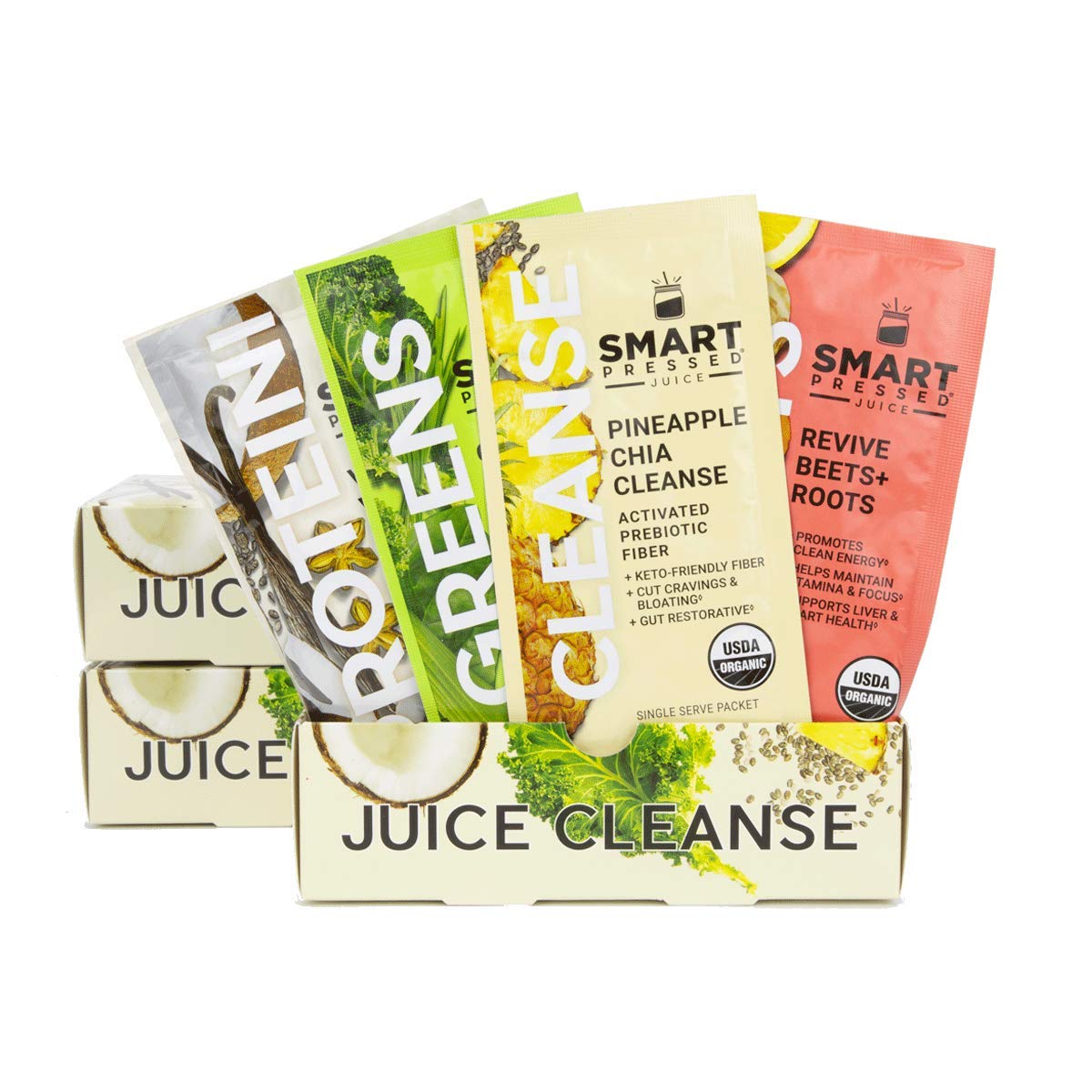 SMART Pressed Juice 3-Day Organic Juice Cleanse | Healthy Detox Program | Vegan Vanilla Protein SMART Pressed buy supplements canada