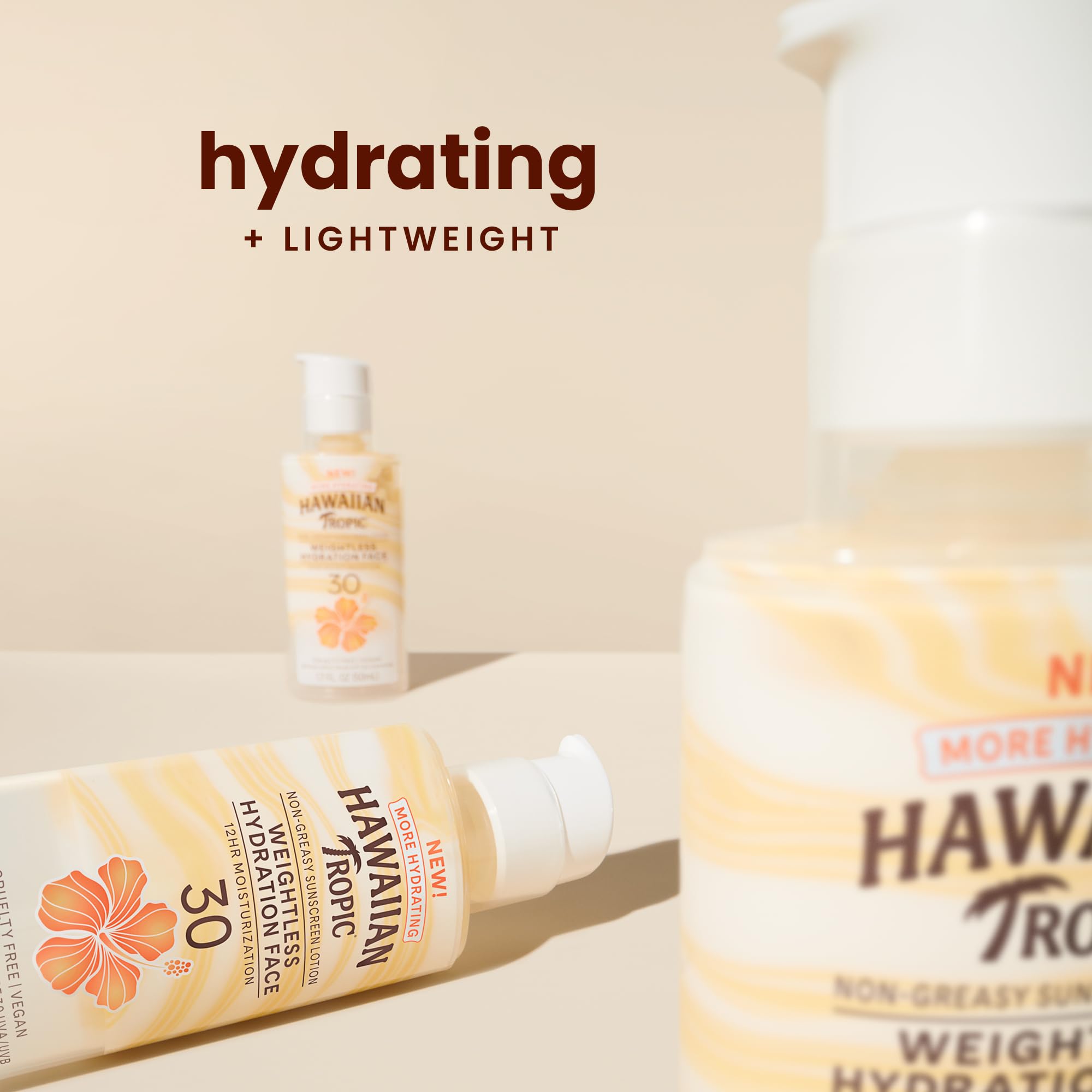 Hawaiian Tropic Weightless Hydration Lotion Sunscreen for Face SPF 30, 1.7oz | Travel Size Hawaiian Tropic buy supplements canada