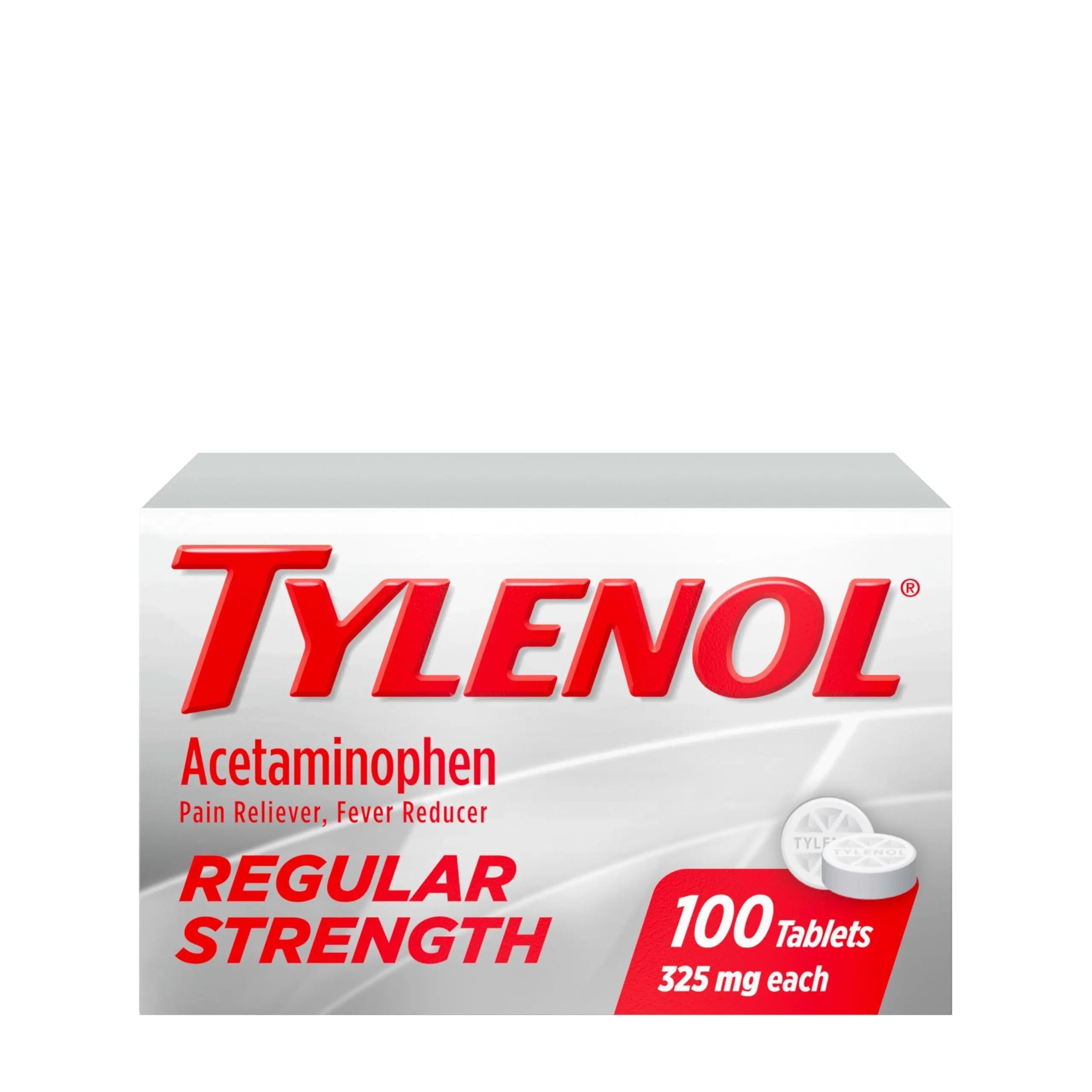 Tylenol Regular Strength Tablets with 325 mg of Acetaminophen, Fever Reducer & Pain Reliever for Headache, Backache, Muscle Aches, Joint Pain & Menstrual Cramps, 100 ct Tylenol buy supplements canada