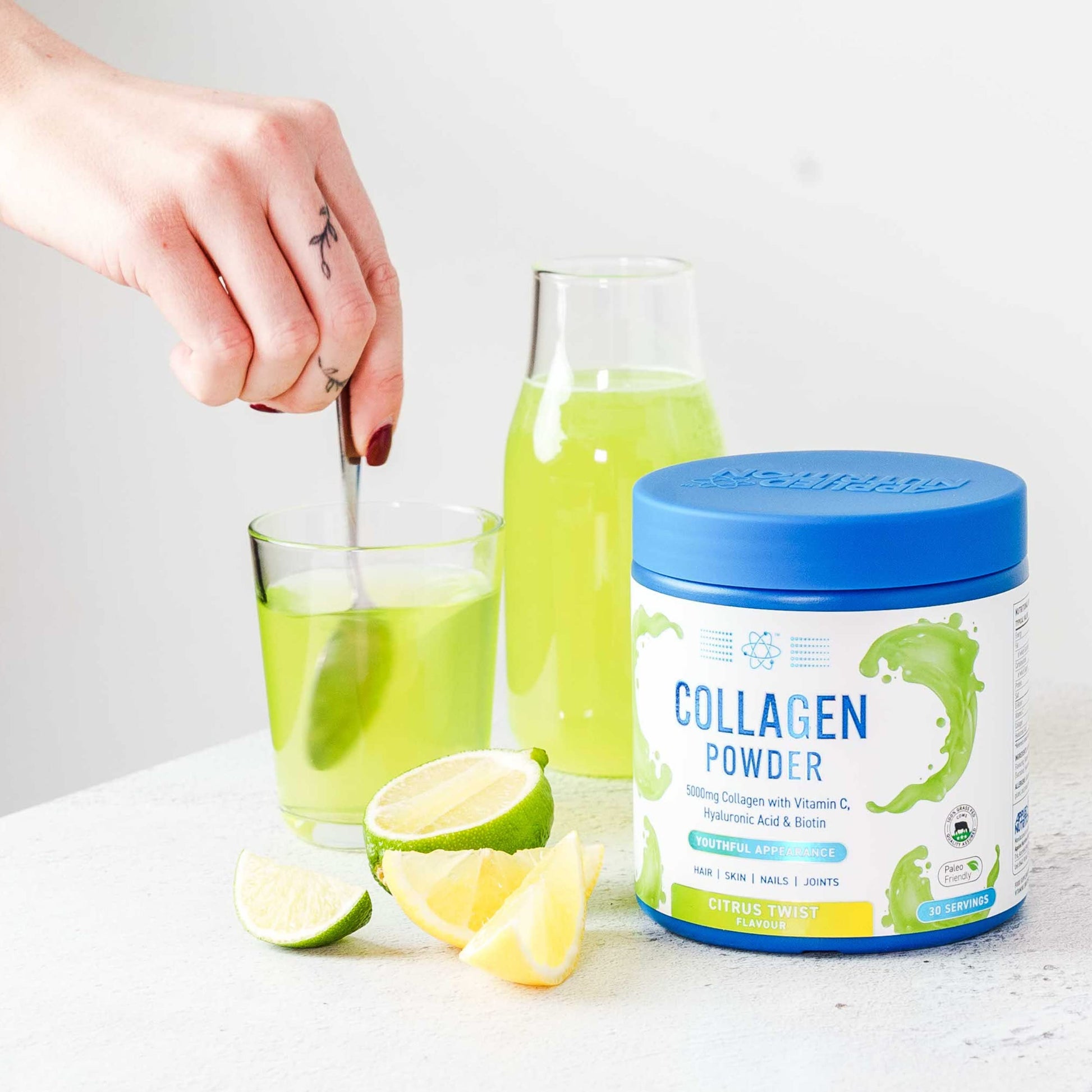 Applied Nutrition Collagen Powder - Citrus Twist Flavour - 5000mg Hydrolysed Bovine Flavoured Applied Nutrition buy supplements canada