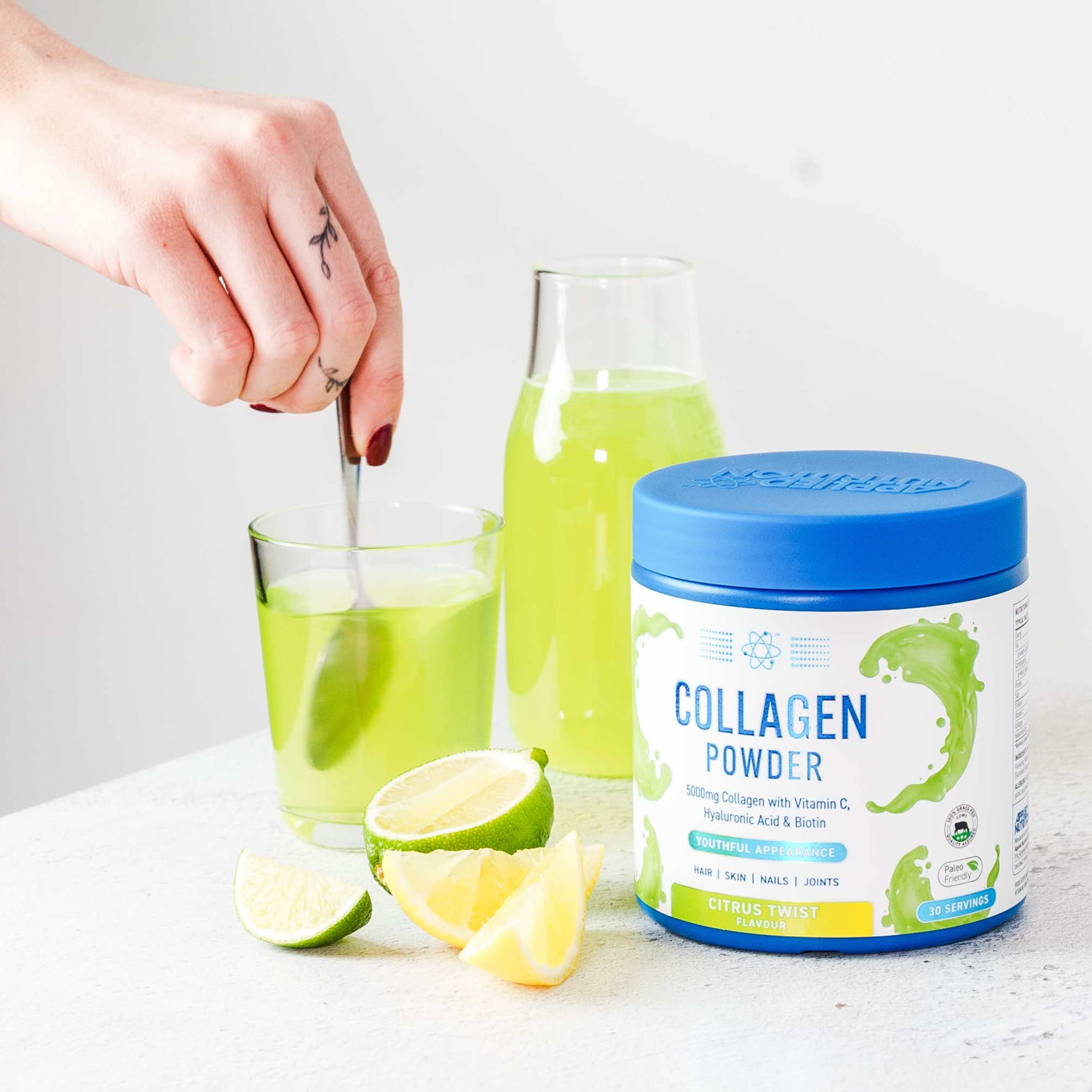 Applied Nutrition Collagen Powder - Citrus Twist Flavour - 5000mg Hydrolysed Bovine Flavoured Applied Nutrition buy supplements canada