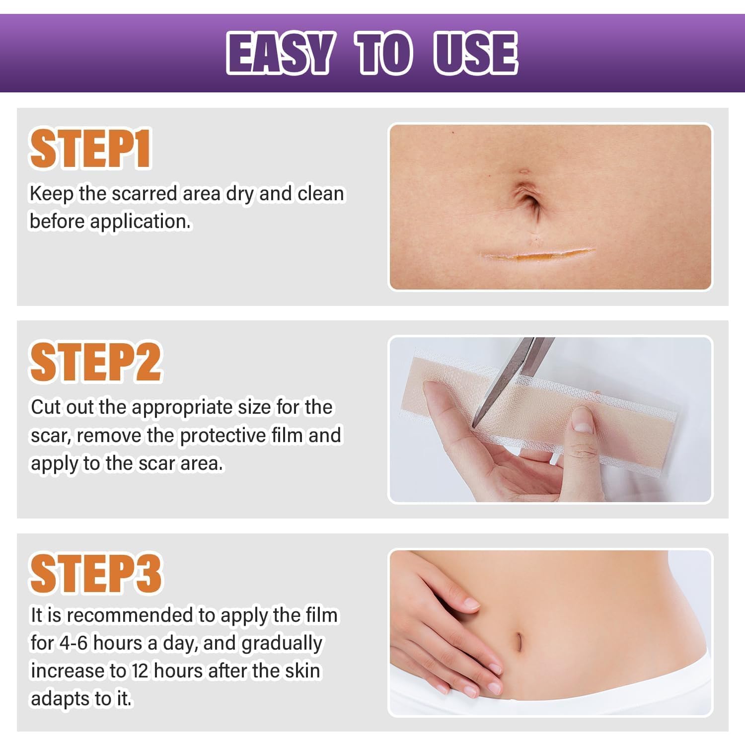 Silicone Scar Sheets,Silicone Scar Tape,Silicone Scar Removal Strips for Surgical,C-Section,Tummy Tuck,Keloid Scars Psecici buy supplements canada
