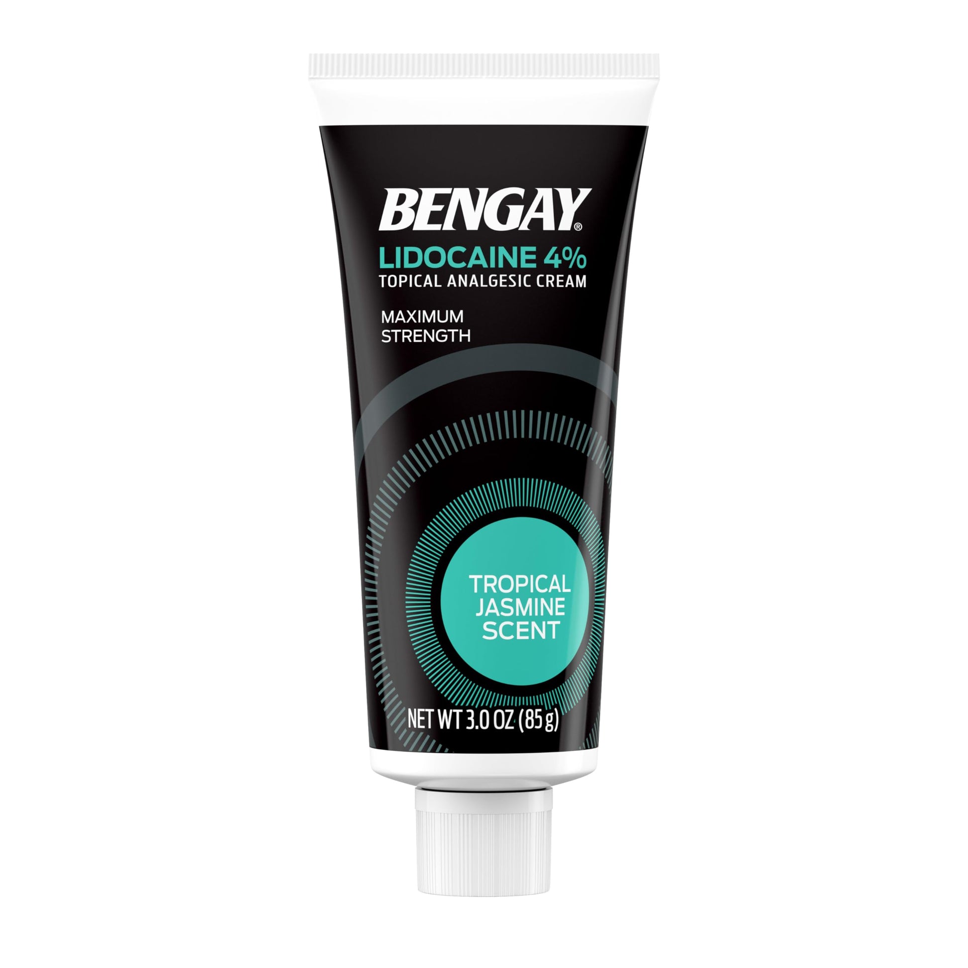Bengay Lidocaine Pain Relief Cream, Maximum Strength OTC, Non-Greasy Topical Analgesic with 4% Lidocaine to Desensitize Nerves, Numbing Cream with a Soothing Jasmine Scent, 3 oz Bengay buy supplements canada