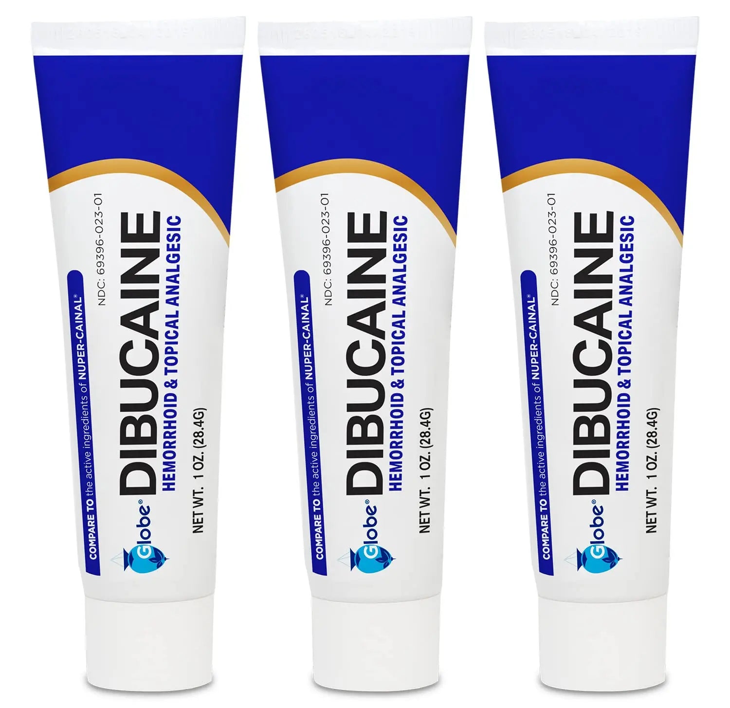 (3 Pack) Globe Dibucaine 1% Hemorrhoid Treatment Ointment - 1 Oz Rapid Numbing Relief, Hemorrhoid Treatment from Itch and Burn Globe buy supplements canada