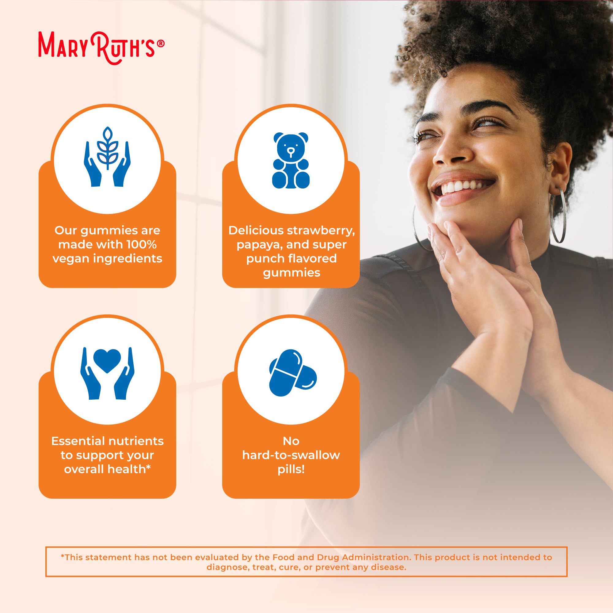 MaryRuth Organics Multivitamin for Women and Men | Sugar Free | Adult Multimineral Gummy with Vitamin C | MaryRuth Organics buy supplements canada