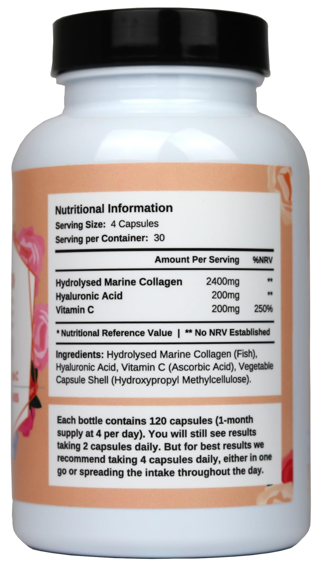 2800mg Marine Collagen Capsules – Highest Strength Type 1 Hydrolysed Collagen with Hyaluronic Acid and Vitamin C Miracle Greens buy supplements canada