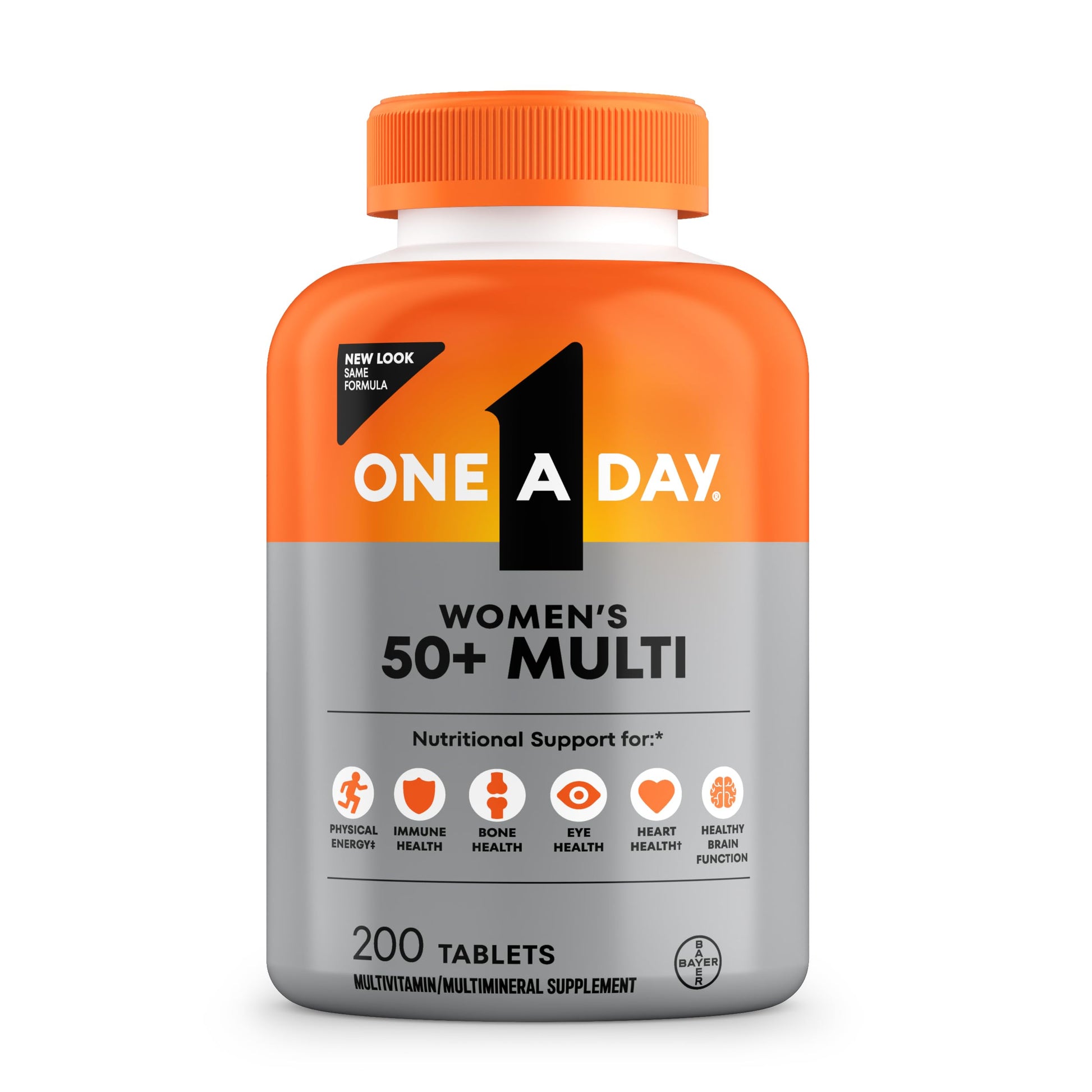 One A Day Multivitamin for Women 50 and Over Tablets, Womens Multivitamin 50 plus with Vitamins D, C, E, Zinc & Biotin, Daily Vitamins ONE A DAY buy supplements canada