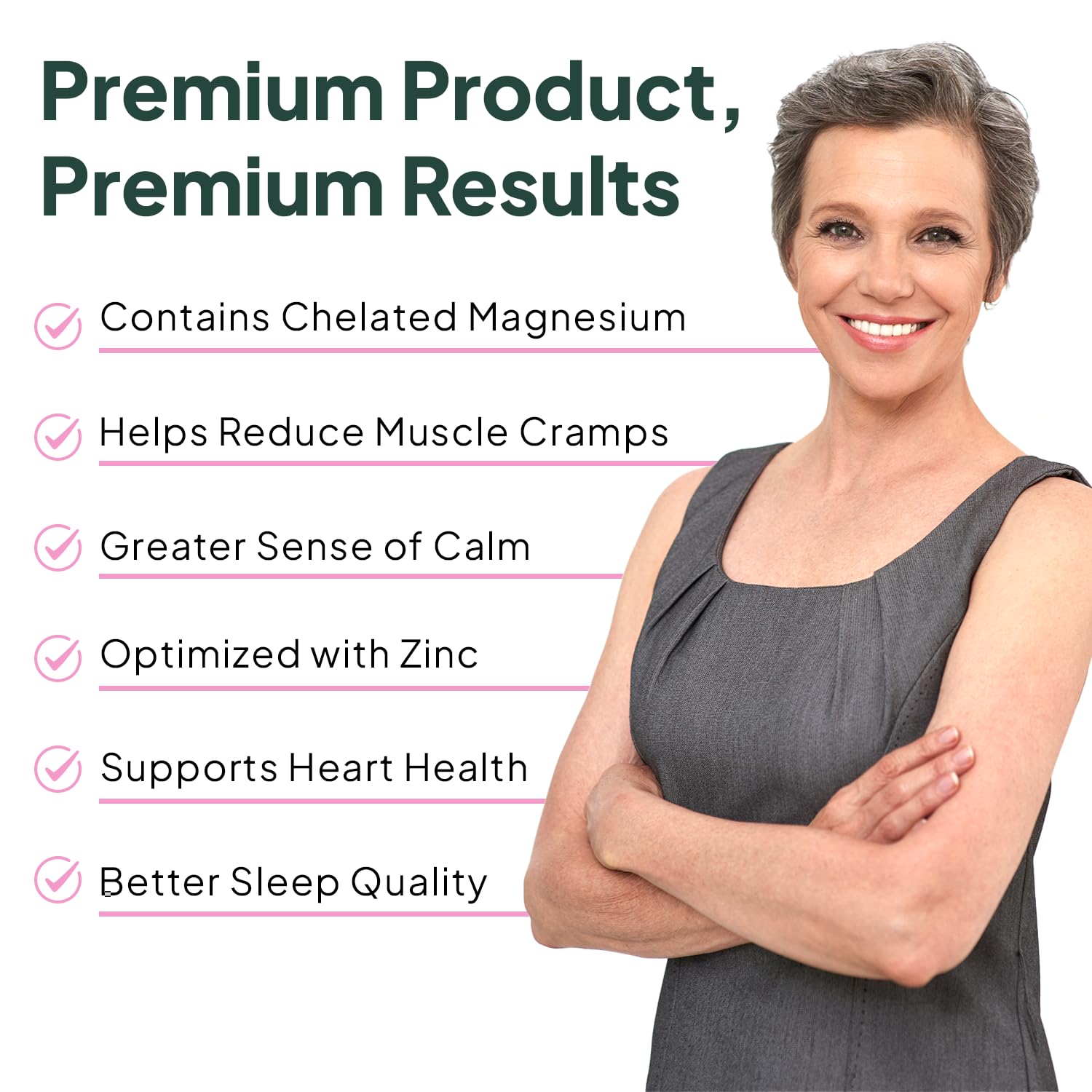 Organics Ocean Pure Magnesium Glycinate with Zinc - Maximum Strength Chelated Magnesium Supplement for Women and Men for Muscle Cramps and Sleep Support - 3 Bottles Organics Ocean buy supplements canada