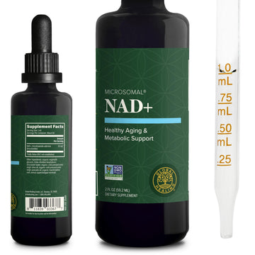 Global Healing Premium NAD+ Liquid Supplement - Sublingual NAD Drops - Liposomal NAD Plus Serum for Cellular Renewal - Nicotinamide Riboside Formula for Men & Women (2 Oz) Global Healing Center buy supplements canada