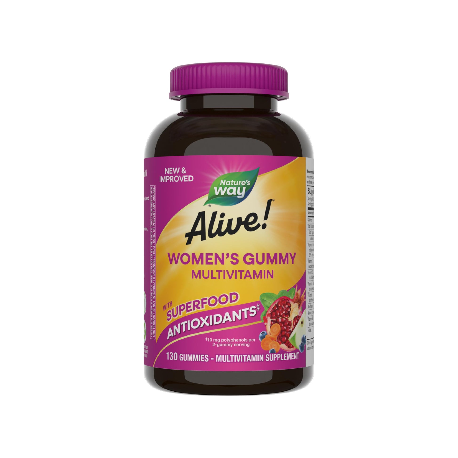 Nature's Way Alive! Women's Daily Gummy Multivitamins, 16 Vitamins & Minerals, Energy Metabolism*, Hair Skin & Nails Nature's Way buy supplements canada