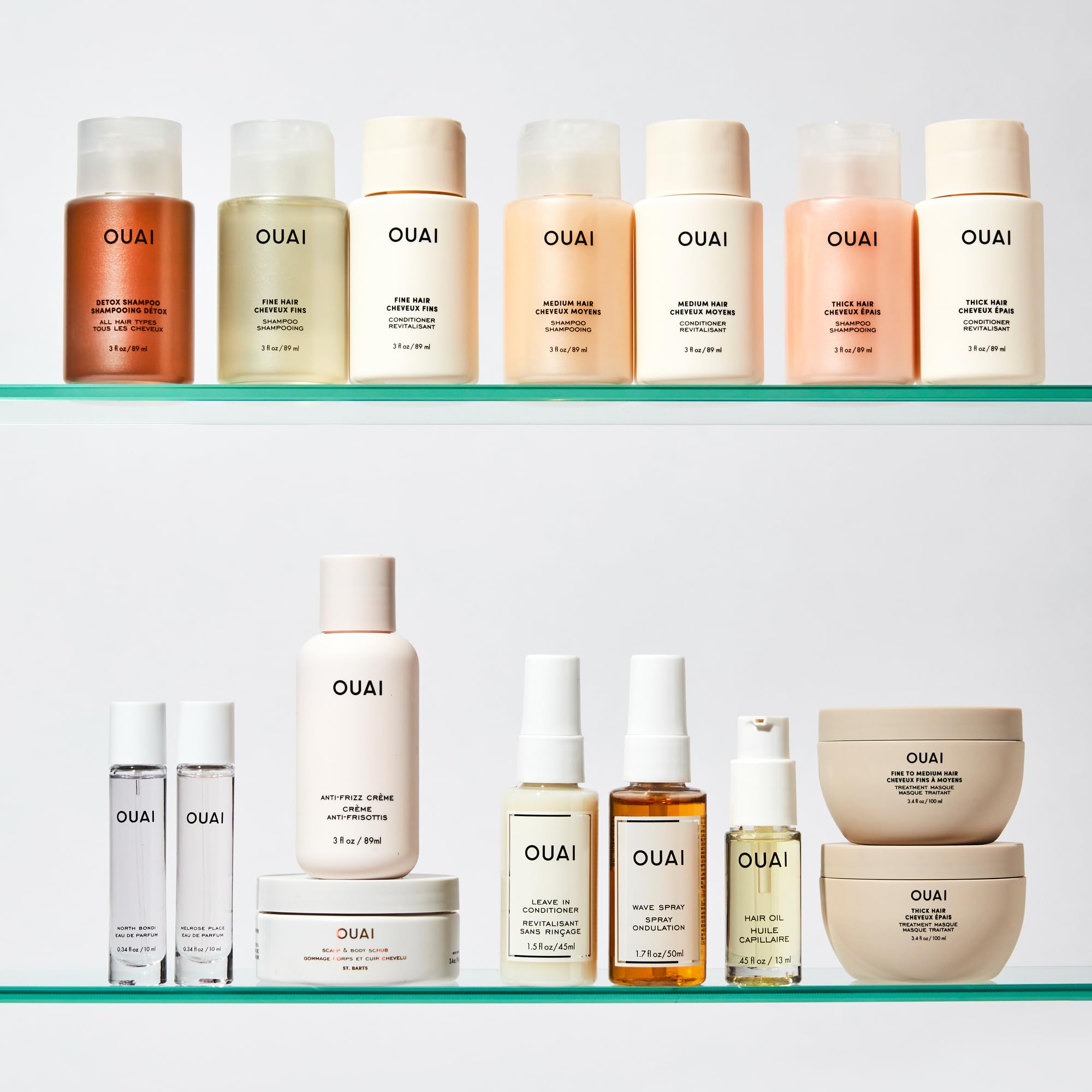 OUAI Medium Shampoo Travel Size - Hydrating Shampoo with Coconut Oil, Babassu, Kumquat Extract & Keratin - Strengthens, Nourishes & Adds Shine - Paraben & Sulfate Free Hair Care Products (3 Oz) OUAI buy supplements canada