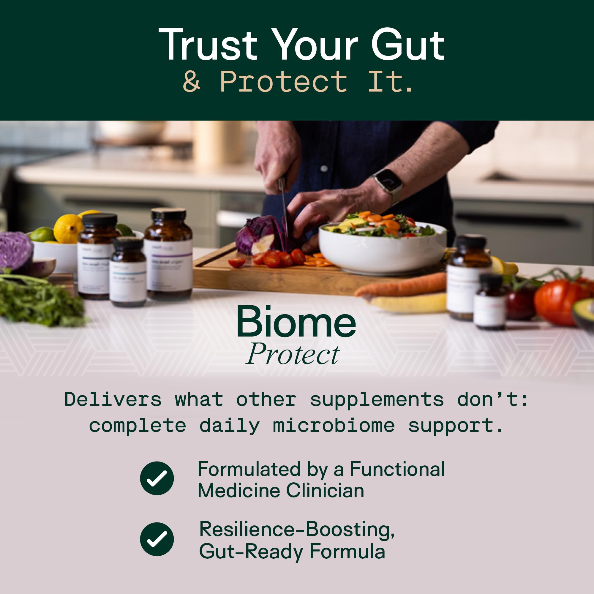 Adapt Naturals 4-in-1 Biome Protect Prebiotics, Probiotics Supplement Postbiotics & Polyphenols for Microbiome, Gut Health & Defense ADAPT NATURALS BY CHRIS KRESSER buy supplements canada